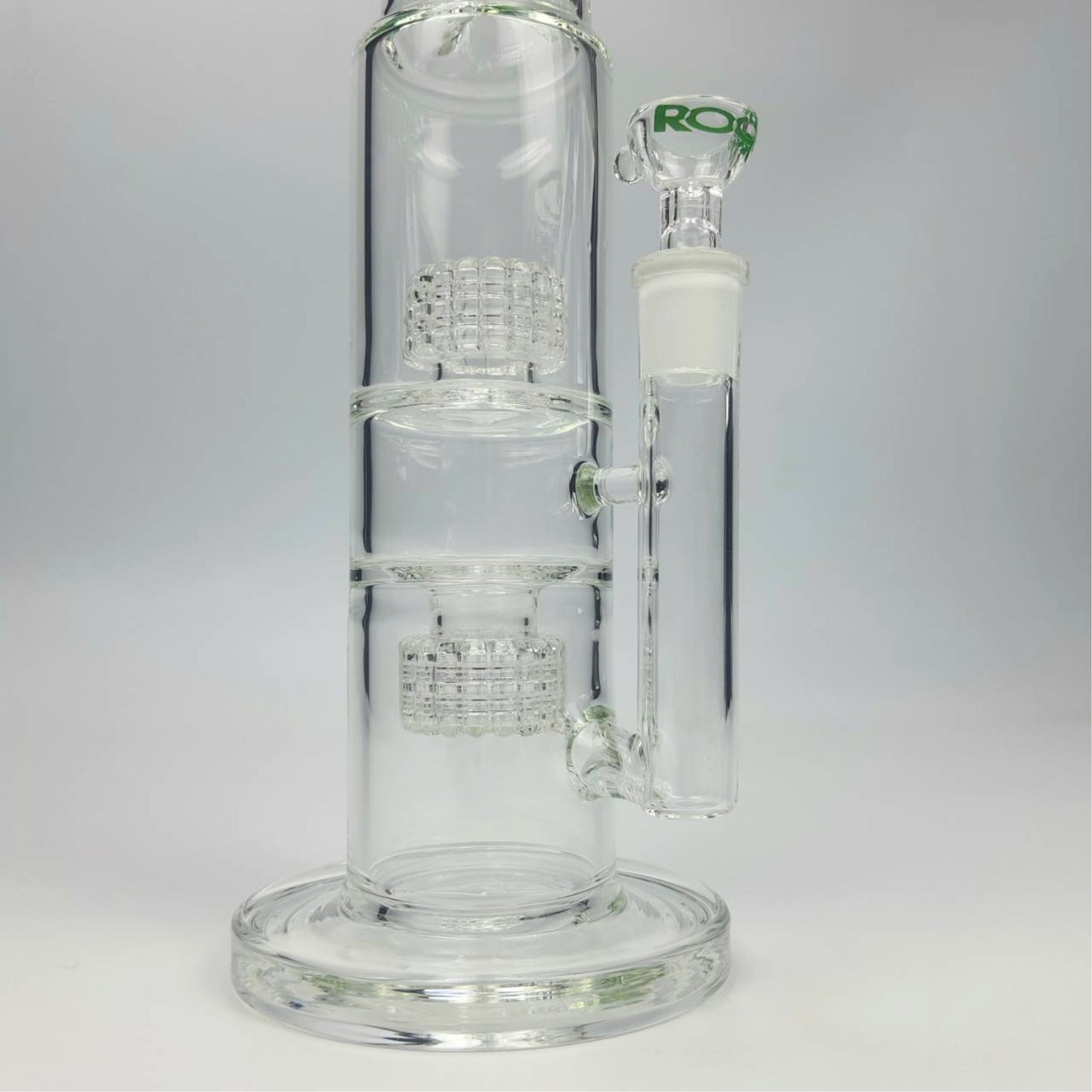 Glass Bong | ROOR TECH STRAIGHT WITH DOUBLE MATRIX PERCOLATORS 16 INCH