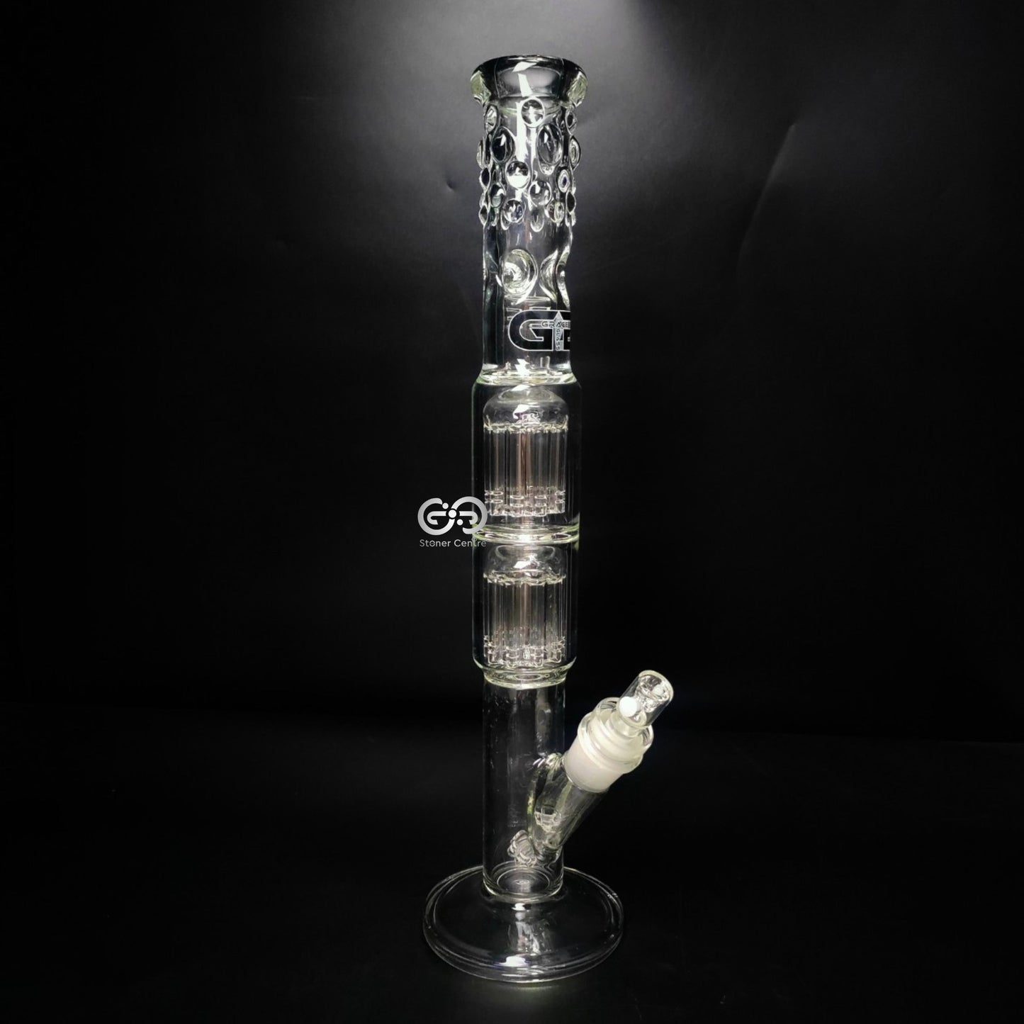 Glass Bong | GRACE CLEAR STRAIGHT WITH DOUBLE 11-ARM PERCOLATOR 20 INCH