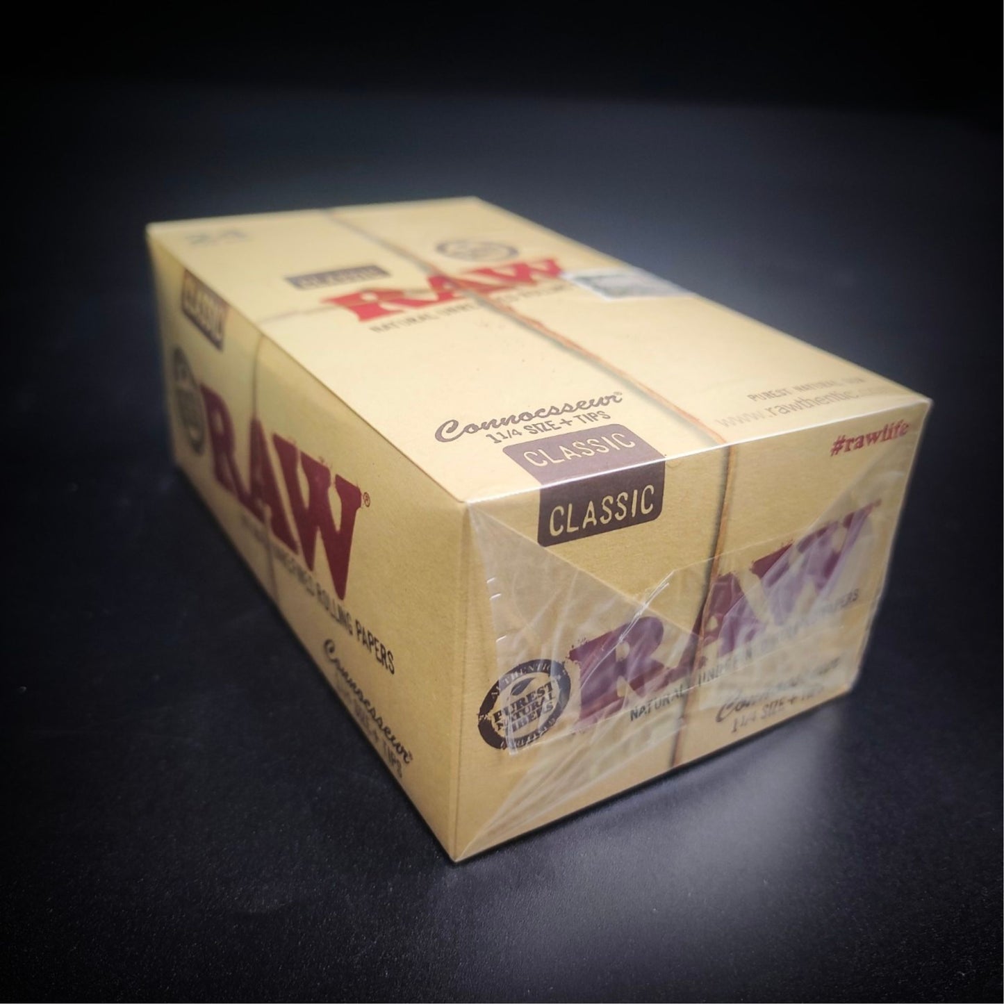 ROLLING PAPER | CHA RAW CLASSIC CONNOISSEUR 1 ¼" WITH TIPS