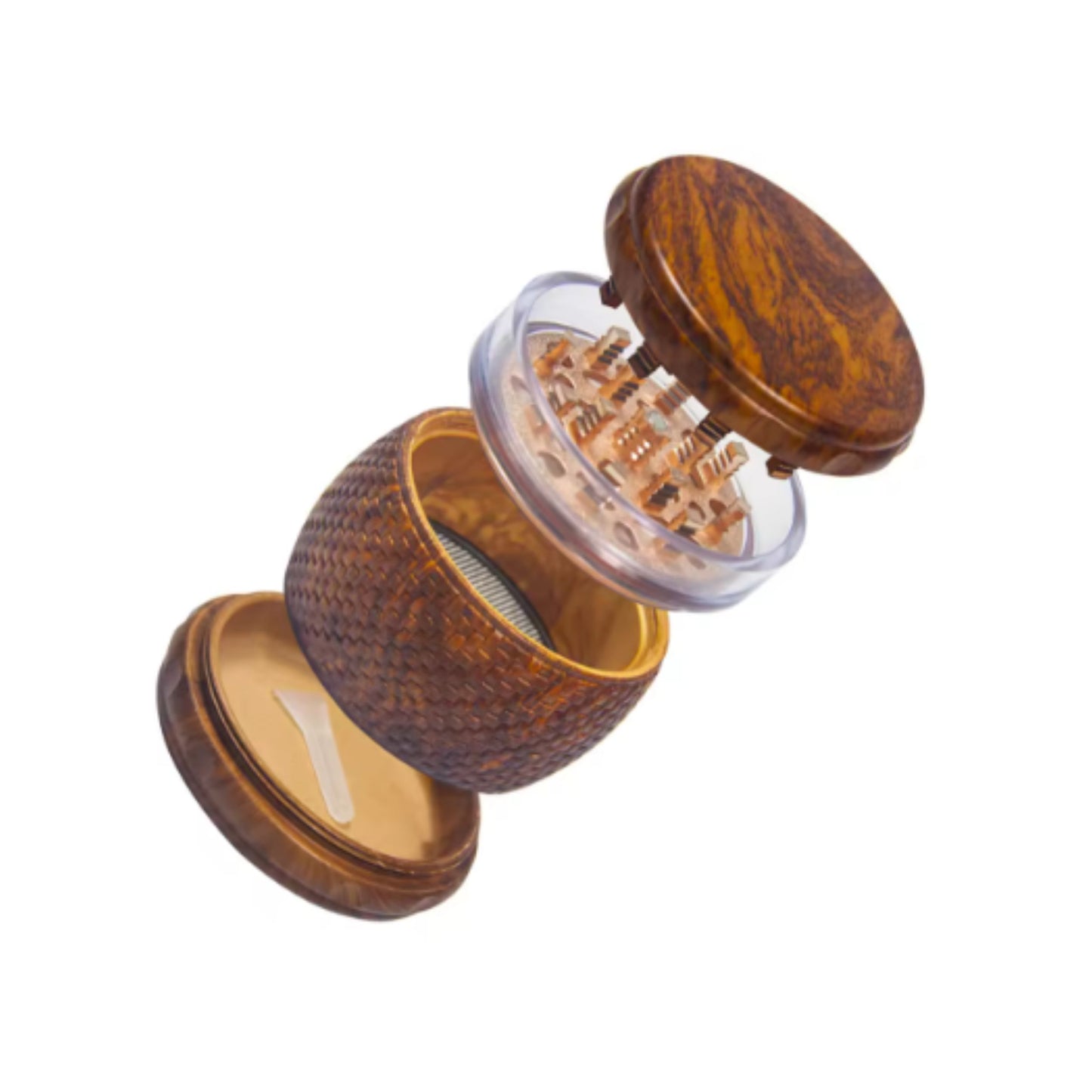 GRINDER | RATTAN RESIN GRINDER 4 LAYERS 69 MM