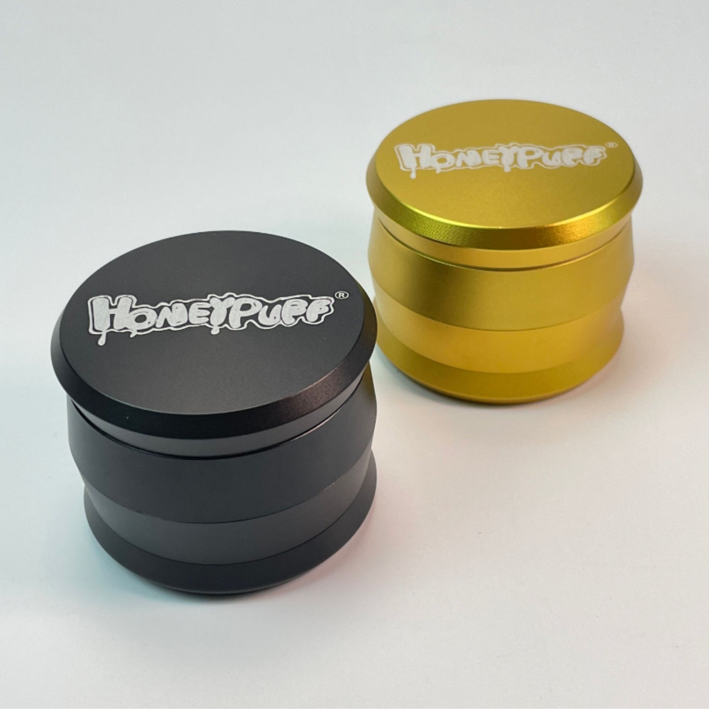 GRINDER | HONEYPUFF SMOOTH EDGE ALUMINUM 4 LAYERS