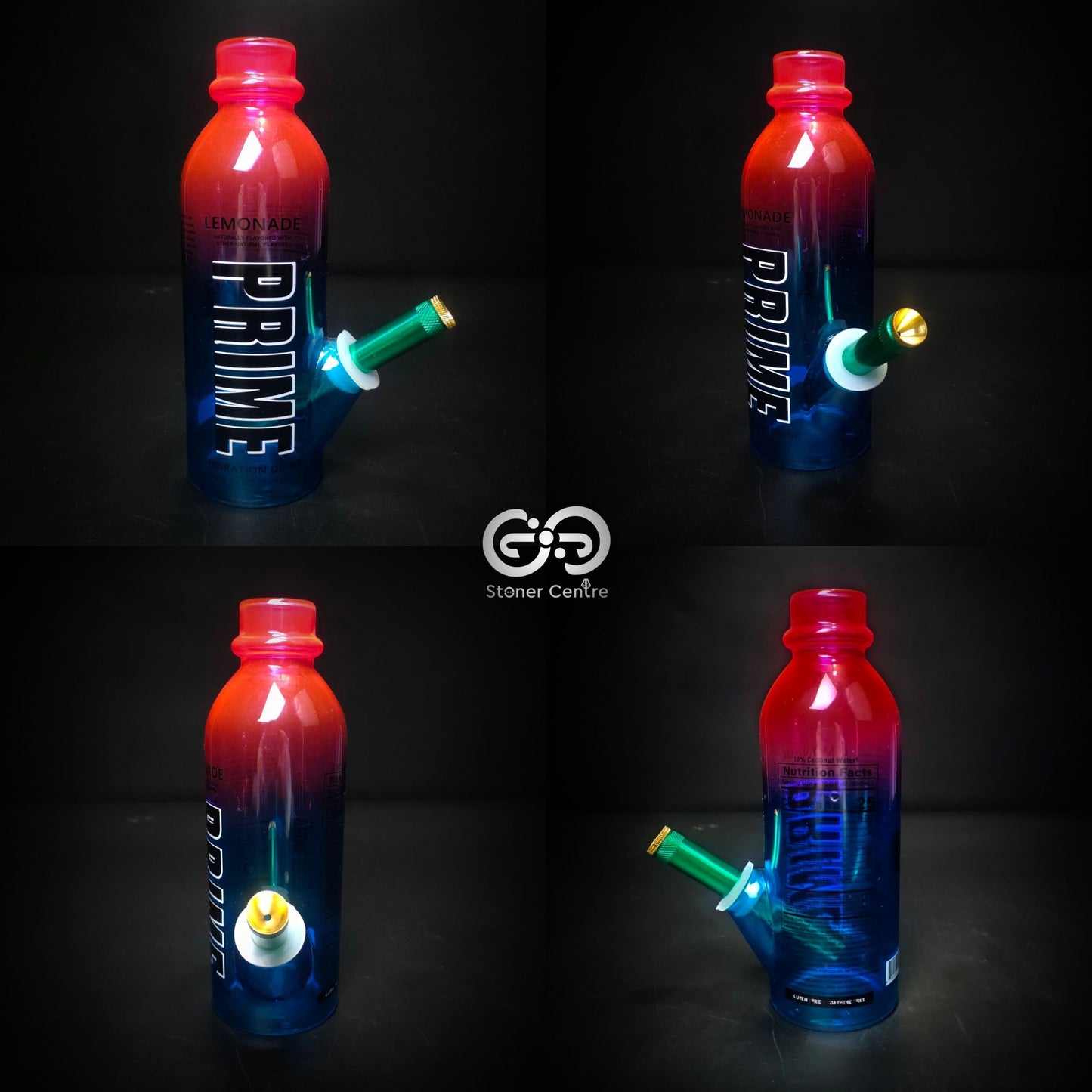 Glass Bong | PRIME BOTTLE GLASS SMOKING WATER PIPE 8.5 INCH