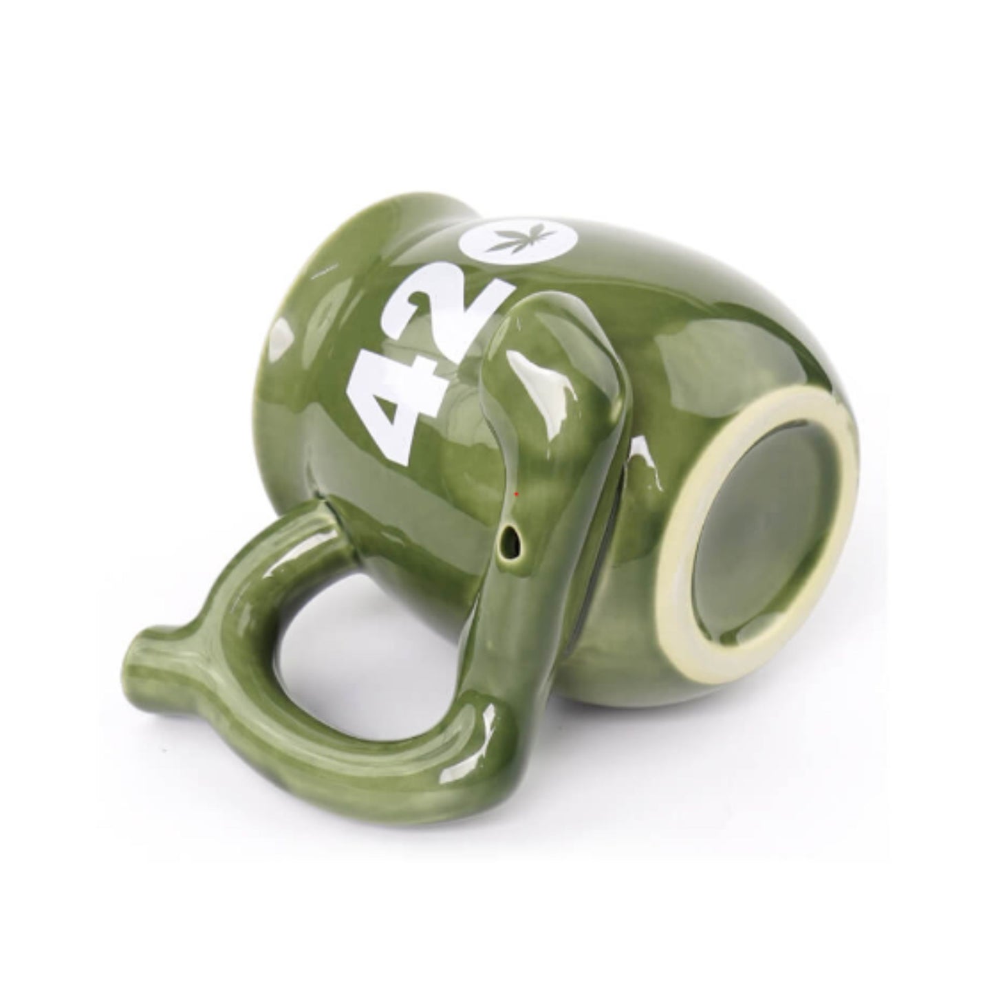 PIPE | COFFEE CUP PIPE 420 GREEN MUG 5.5INCH - 400ML