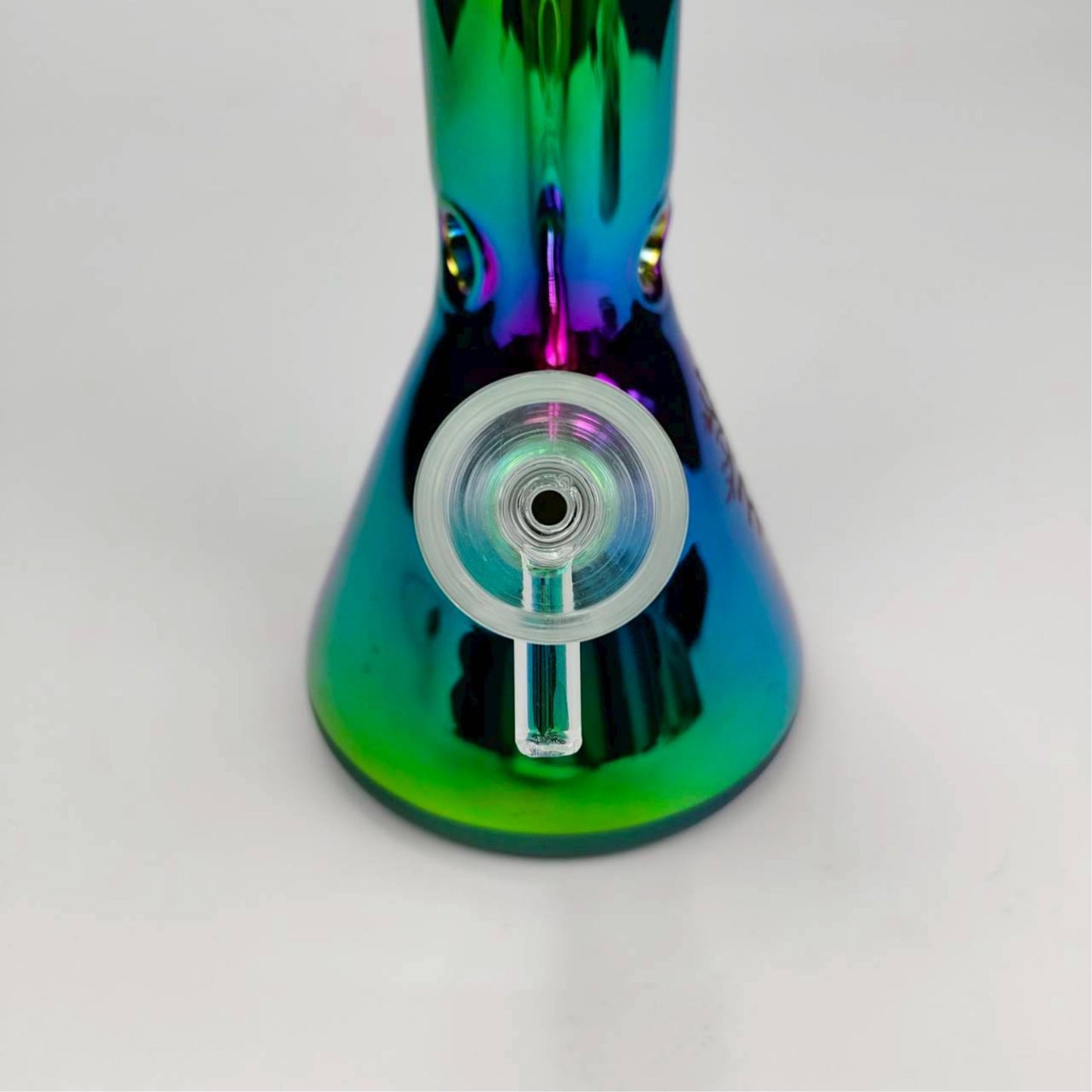 GLASS BONG | REFLECTIVE TREE BEAKER GLASS BONG 11.5 INCH 5MM THICKNESS