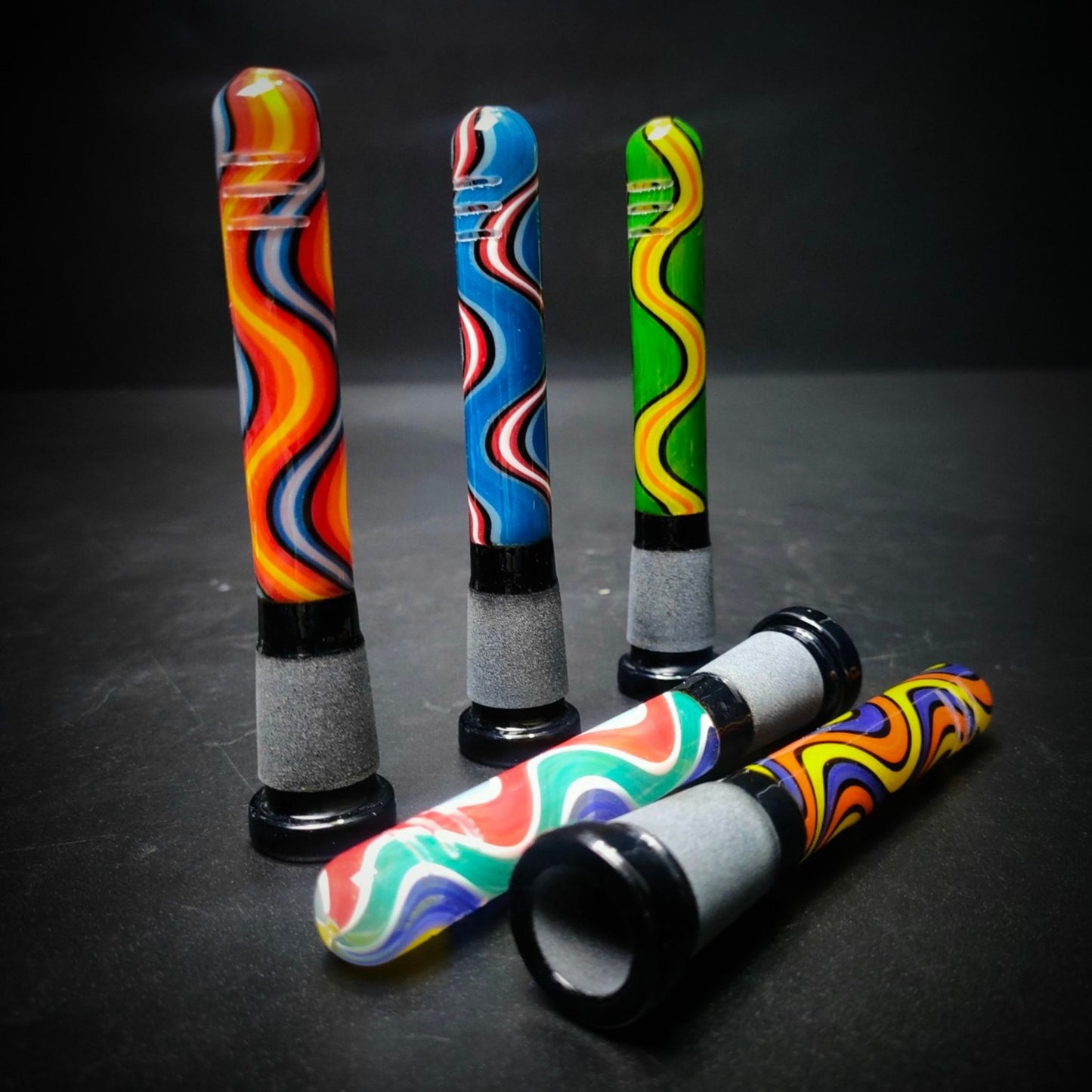 GLASS TUBE | RETRO SNAKE DOWNSTEM 1814 MM