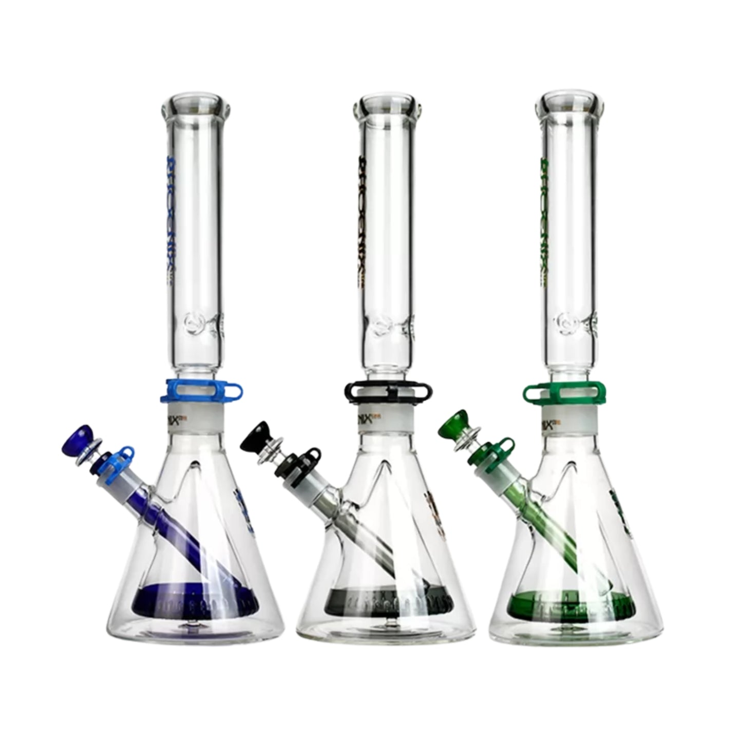 Glass Bong | Phoenix Double Walled Beaker Lego 18 Inch No Glycerin