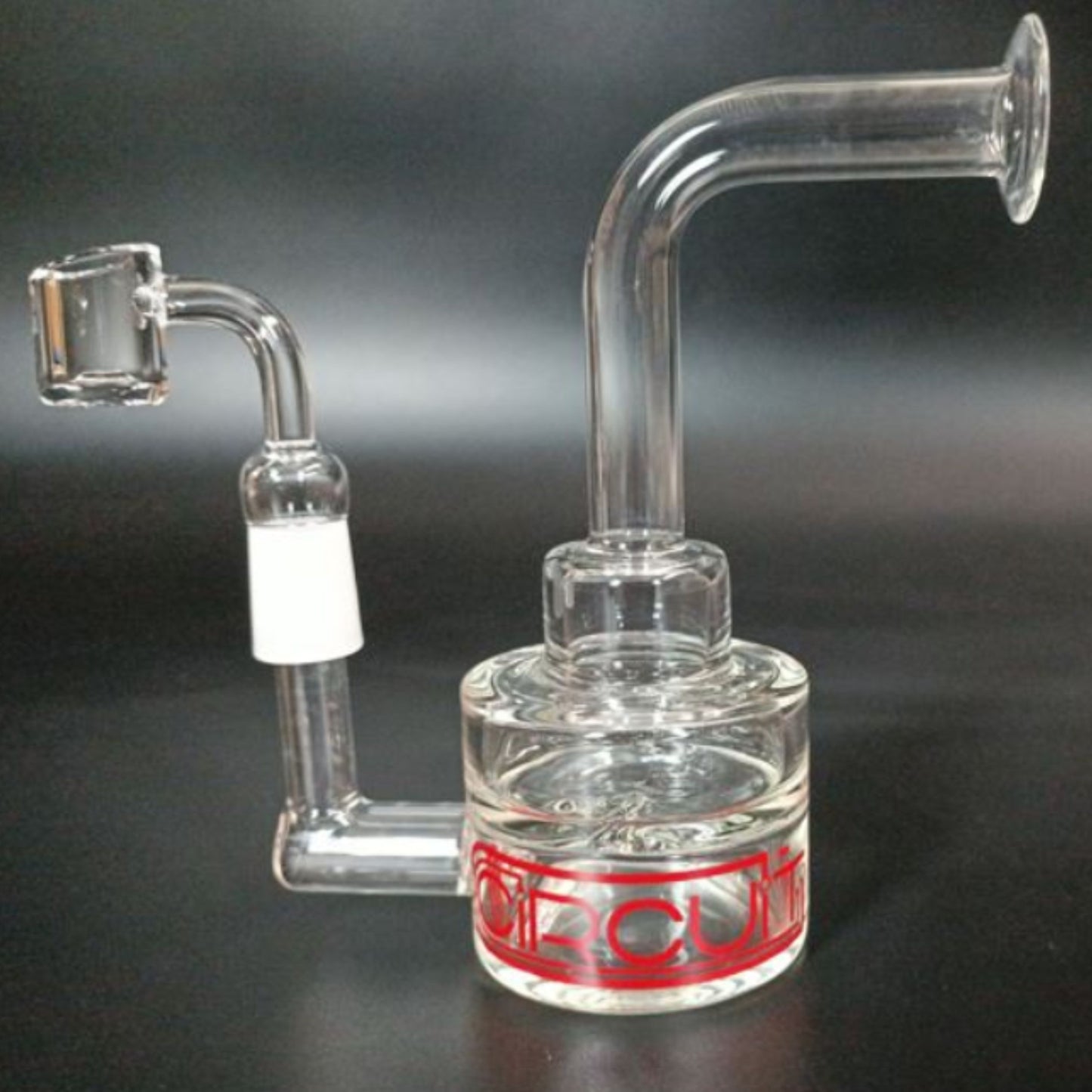 Glass Bong | GRAV CIRCUIT OIL RIG WITH 4MM QUARTZ NAIL 7 INCH