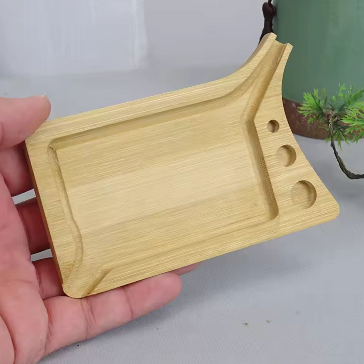 TRAY | WOODEN TRAY FOR ROLLING & FILLING | 7.5X13 CM