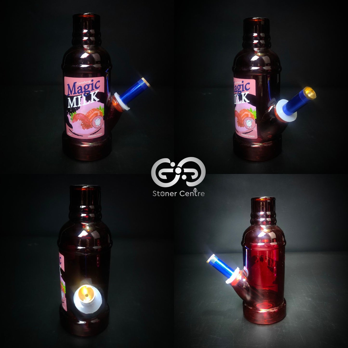 Glass Bong | MAGIC MILK GLASS SMOKING WATER PIPE 7.5 INCH