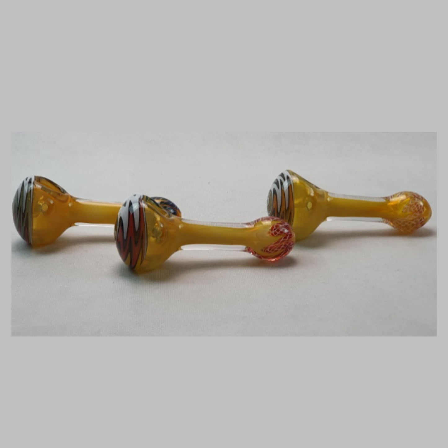 PIPE | DAZED CLASSIC SPOON YELLOW PIPE 4 INCH