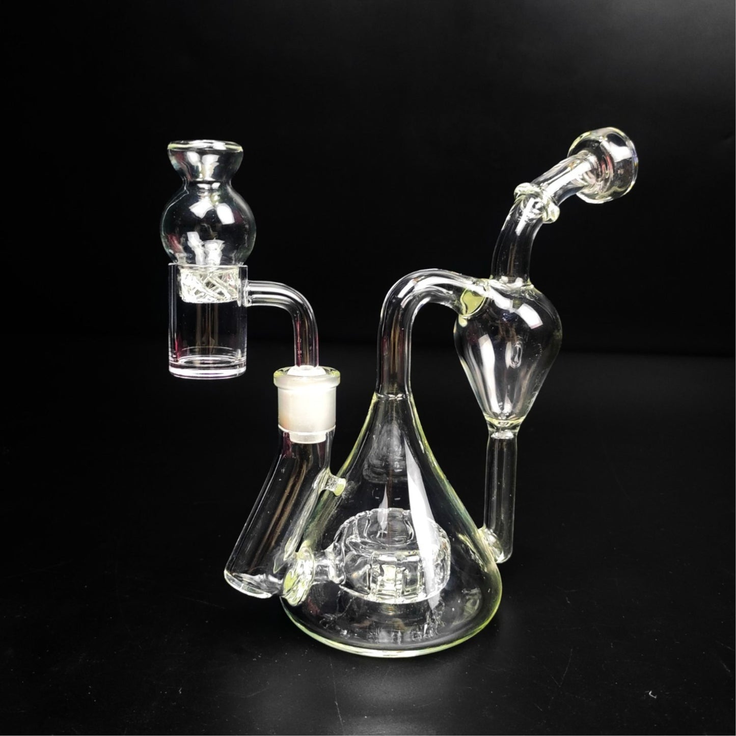 CARB CAP | SPIRAL RING V.1 QUARTZ CARB CAP 18.30 MM INNER DIAMETER 30 MM WIDEST DIAMETER