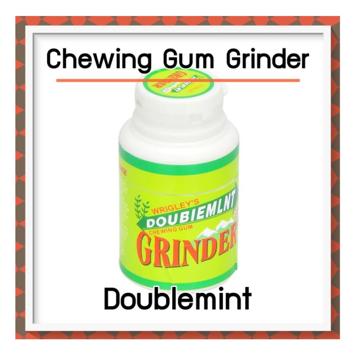 GRINDER | BUBBLE GUM JAR GRINDER 1.5 INCH