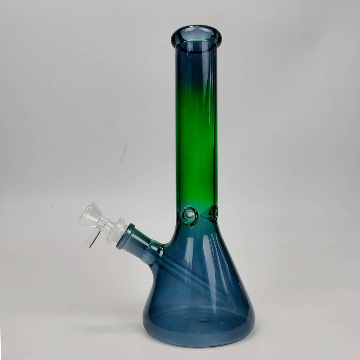 GLASS BONG | THE HULK 2-TONE BEAKER 10.5 INCH 5MM THICKNESS