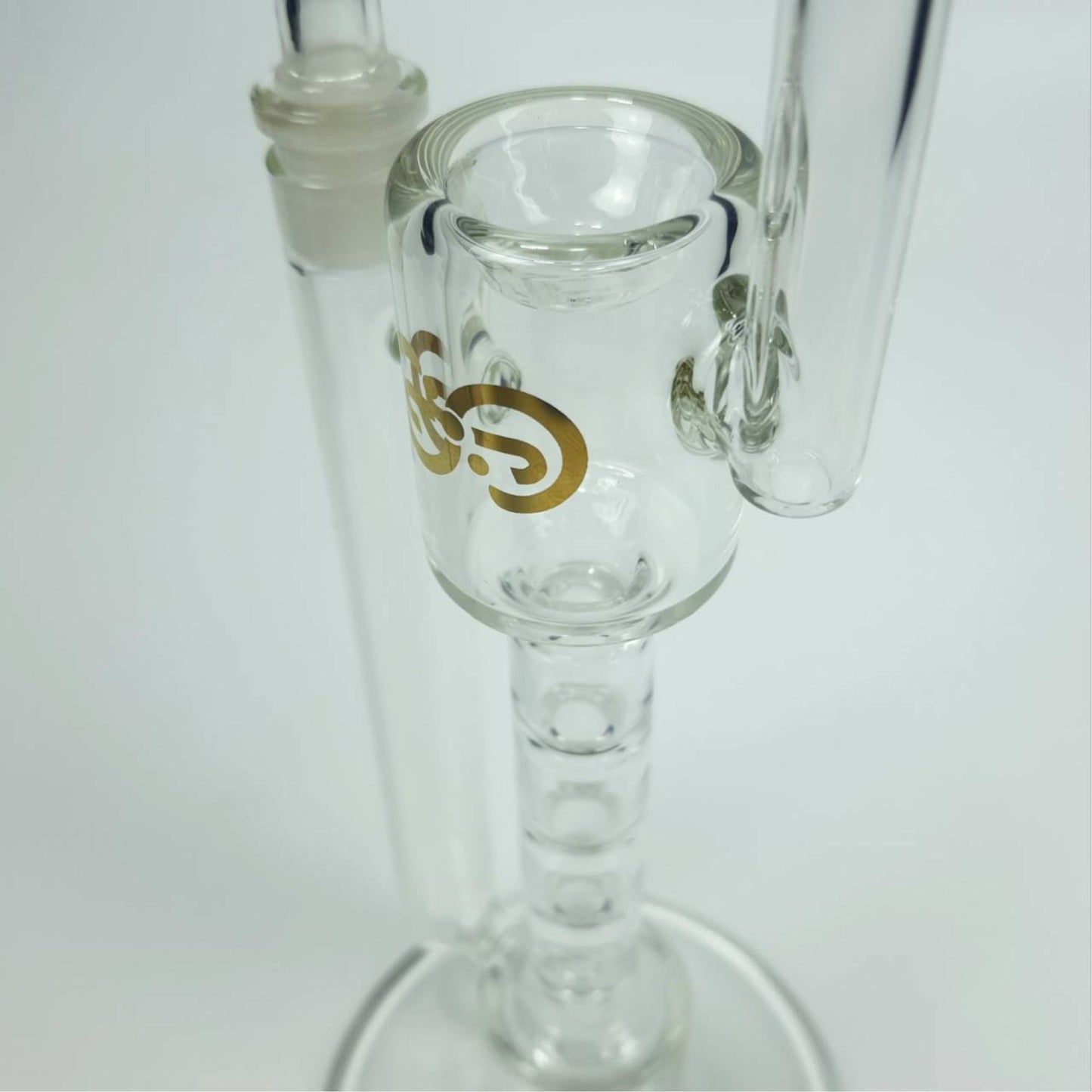 GLASS BONG | STONERCENTRE UP HIGH 12 INCH DAB RIG WITH 3 RINGS MOUTHPIECE