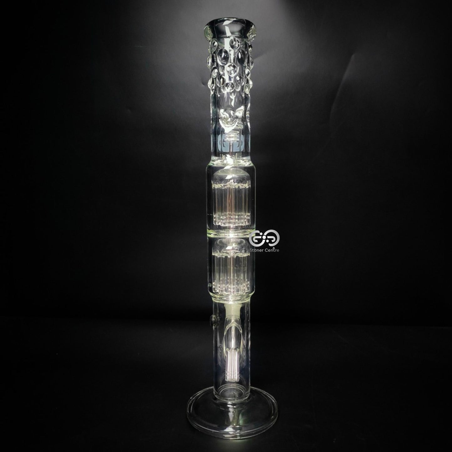 Glass Bong | GRACE CLEAR STRAIGHT WITH DOUBLE 11-ARM PERCOLATOR 20 INCH