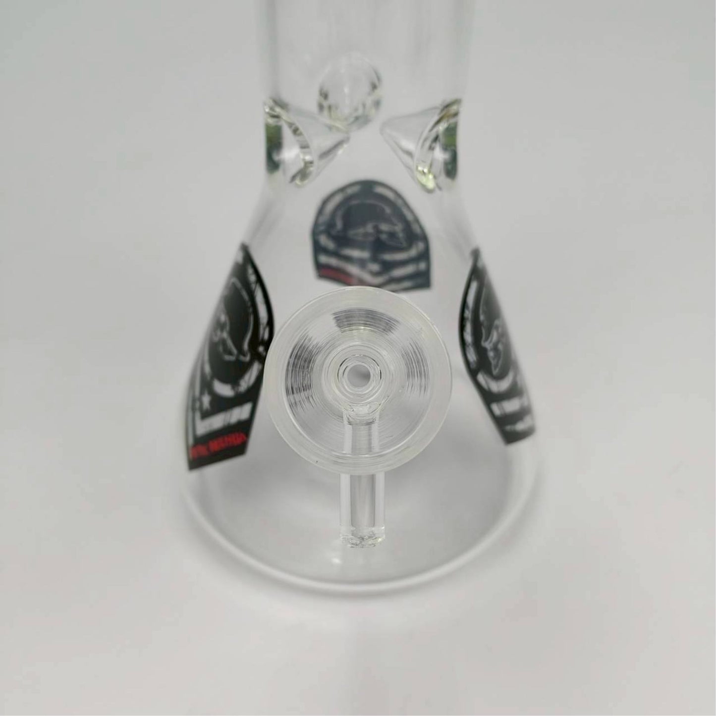 GLASS BONG | METAL MULISHA BEAKER GLASS BONG 11 INCH 5MM THICKNESS