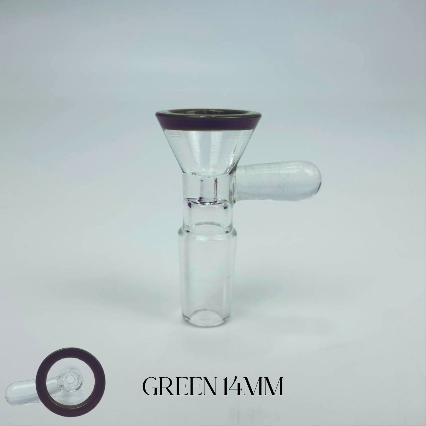 GLASS BOWL |  COLORFUL TOP BOWL 14MM