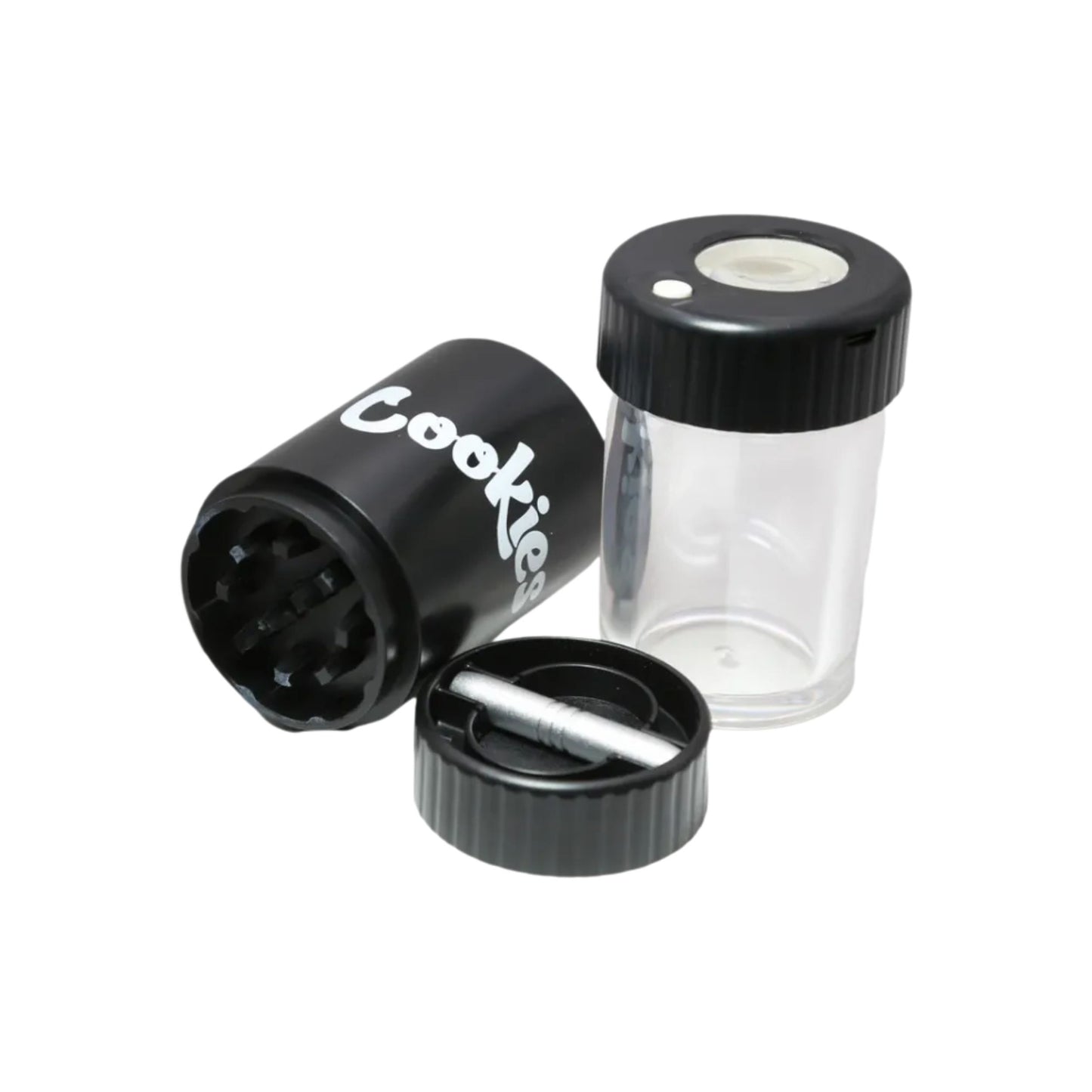 GRINDER | CK 4 IN 1 JAR WITH LED | MAGNIFYING GLASS & ONE - HITTER