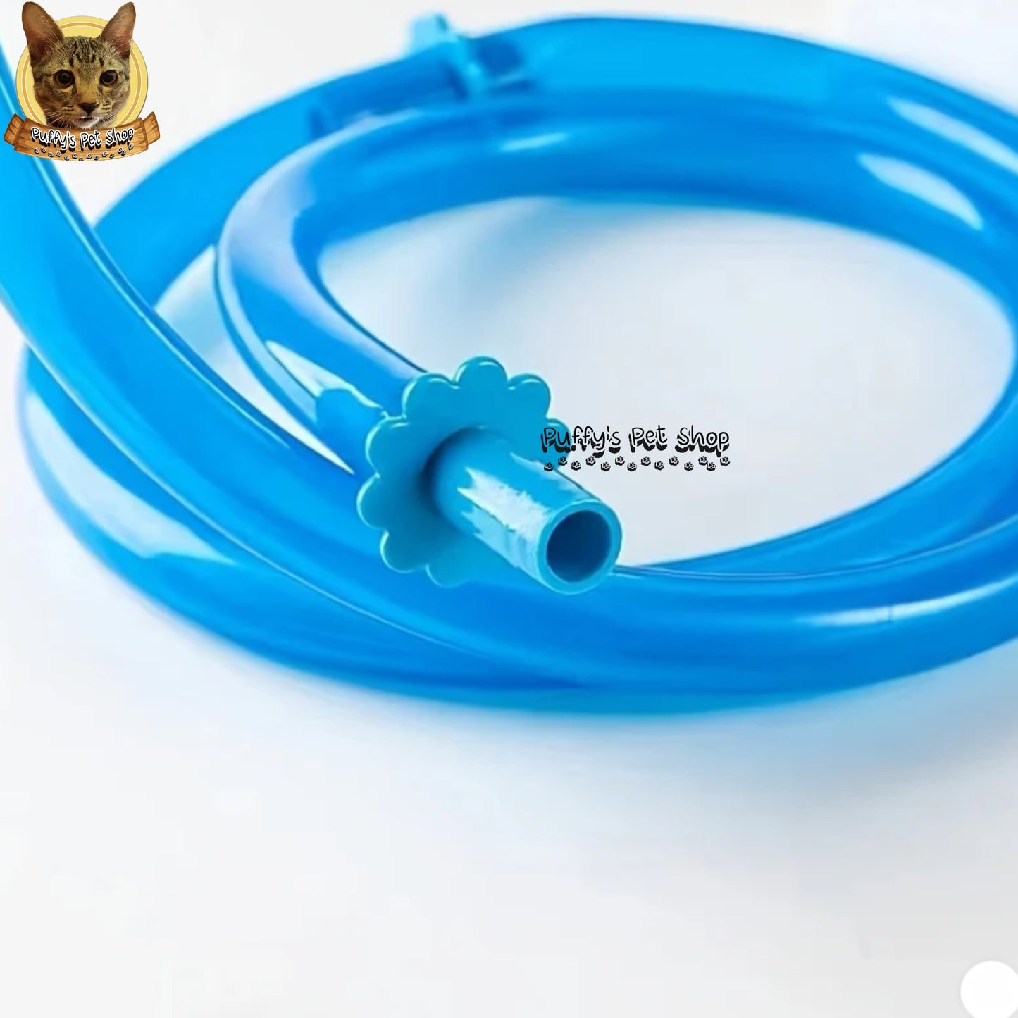 Puffy's Pet Shop | Pet Bath Faucet Attachment for Dogs & Cats หัวต่อก๊อกอาบน้ำซิลิโคนสำหรับสุนัขและแมว  กว้าง 3 ซม. ยาว 1.5 เมตร