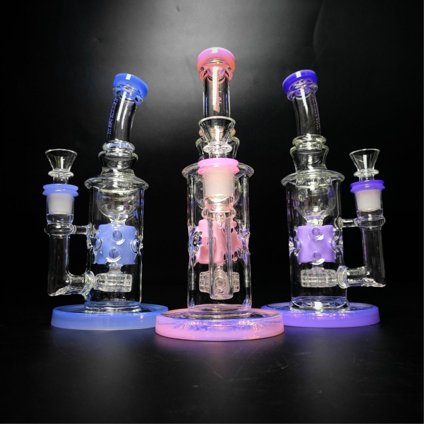 Glass Bong | PHOENIX 463 RECYCLER STR WITH MATRIX PERC 9.5 INCH