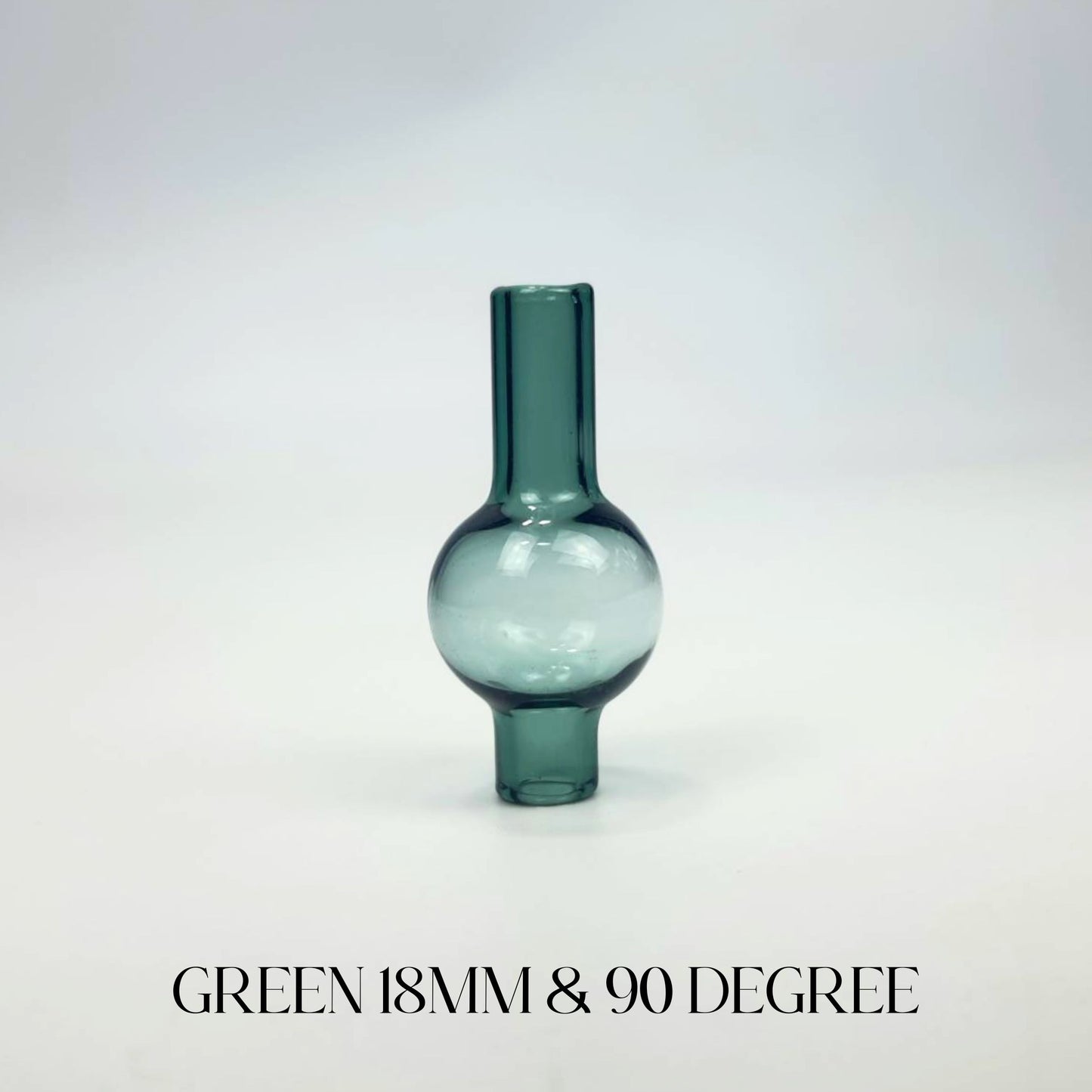 QUARTZ BOWL | DOUBLE LAYER QUARTZ BANGER 18MM & 90 DEGREE WITH GLASS CAP