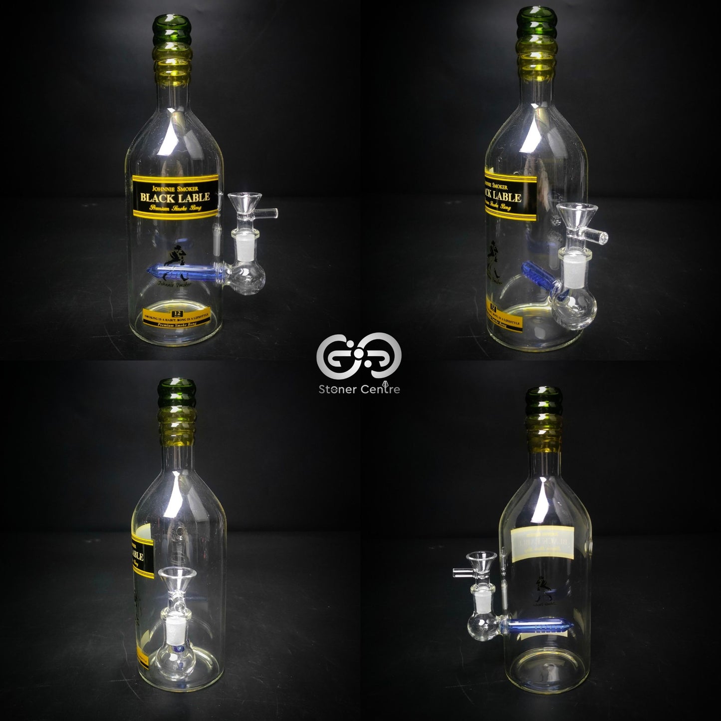 Glass Bong | BLACK LABLE BONG PREMIUM SERIES WITH PERCOLATOR 9 INCH