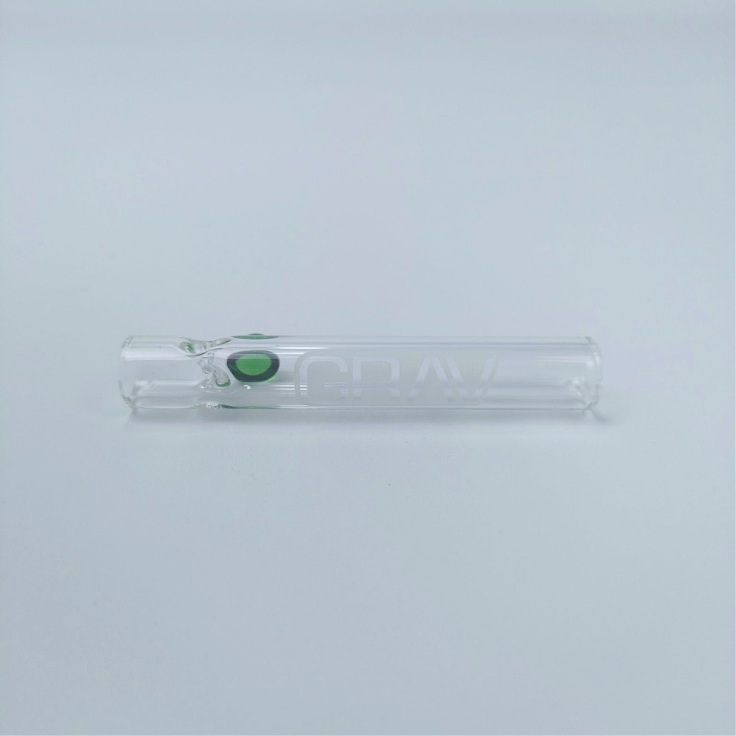 PIPE | GRAV CHILLUM  FOR DRY HERB ONE HITTER 3.5 INCH | CLEAR BODY