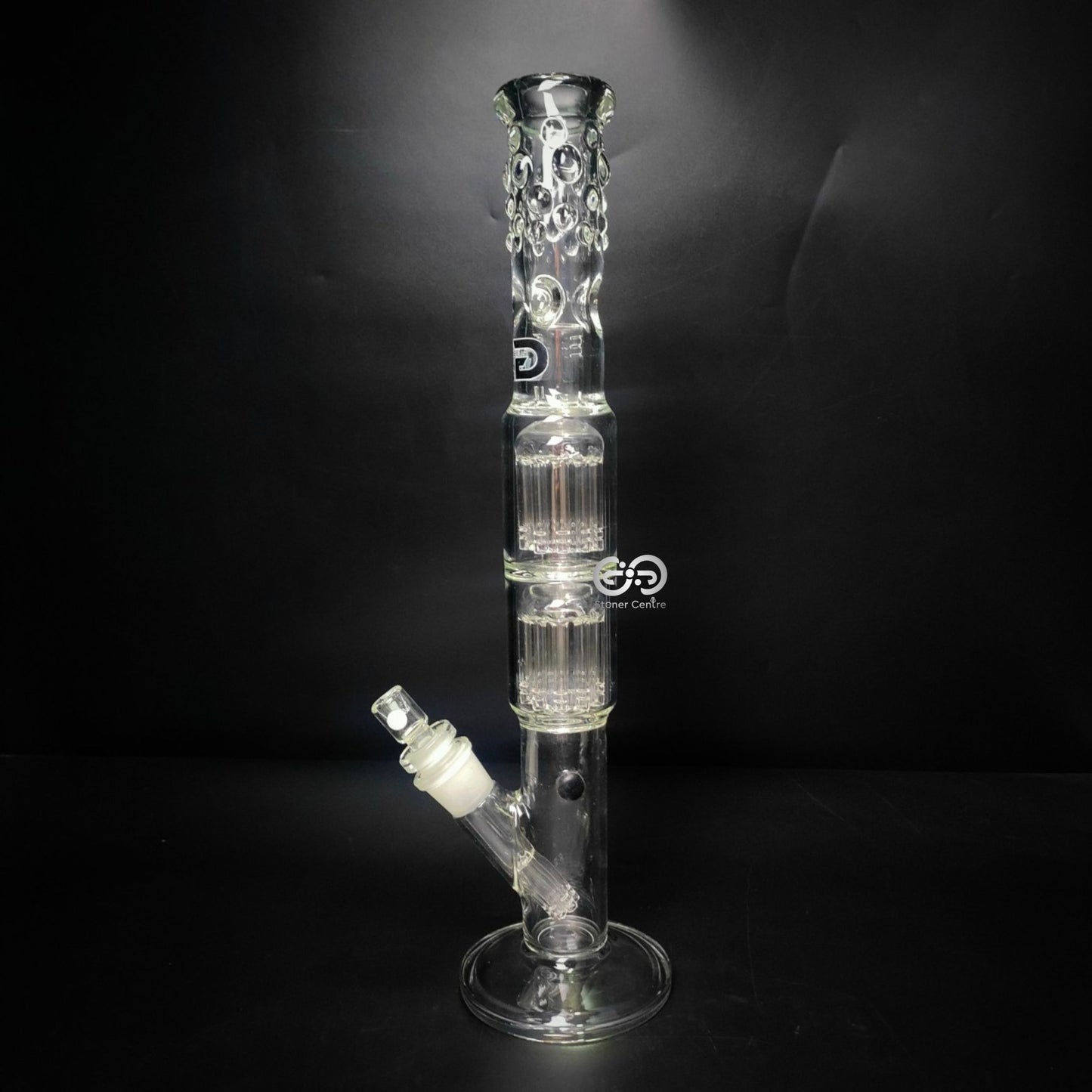 Glass Bong | GRACE CLEAR STRAIGHT WITH DOUBLE 11-ARM PERCOLATOR 20 INCH