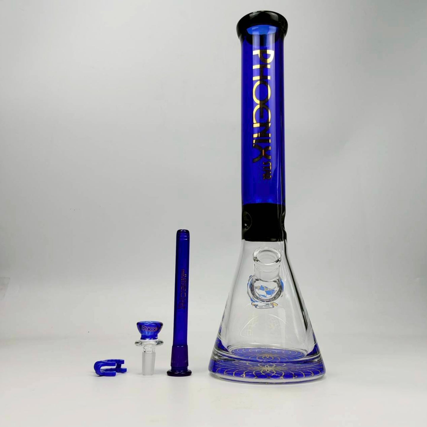 Glass Bong | PHOENIX STAR BEAKER WITH ICE NOTCH 16 INCH