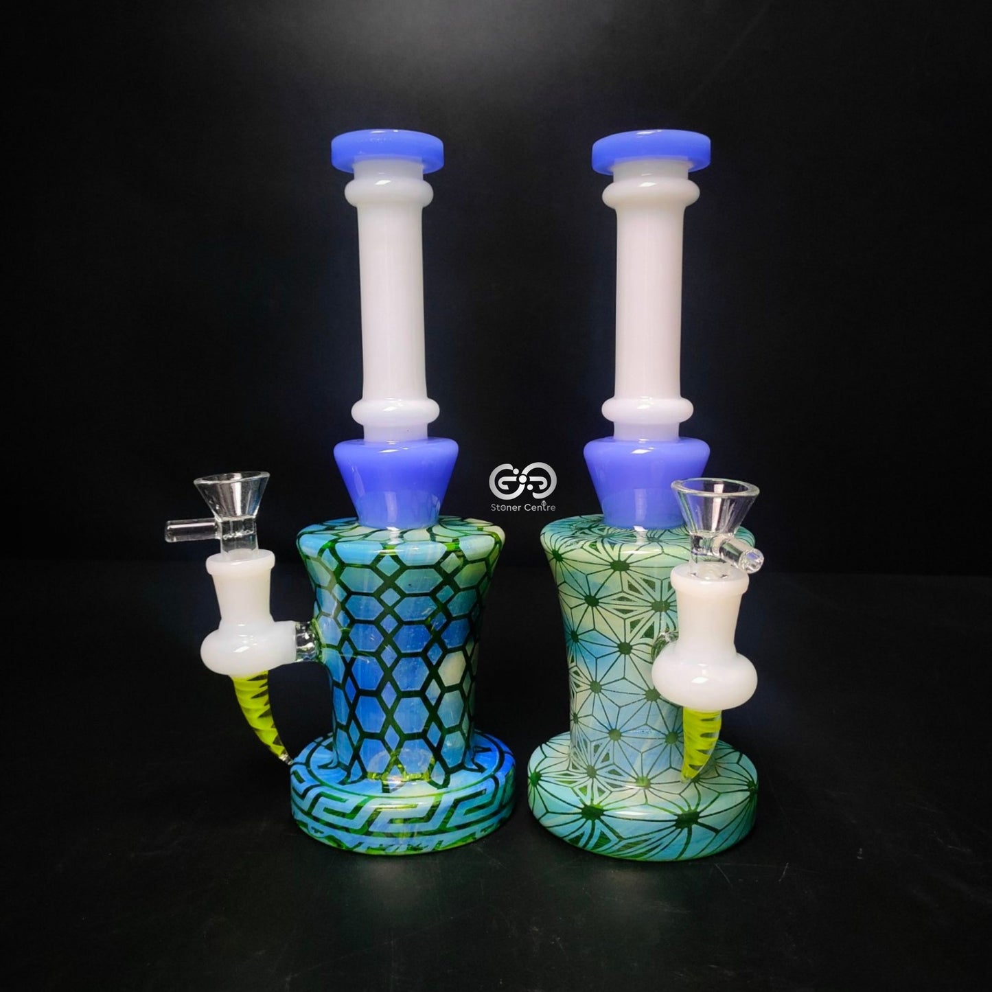 Glass Bong | HORN VASE STR MARBLE 8.5 INCH