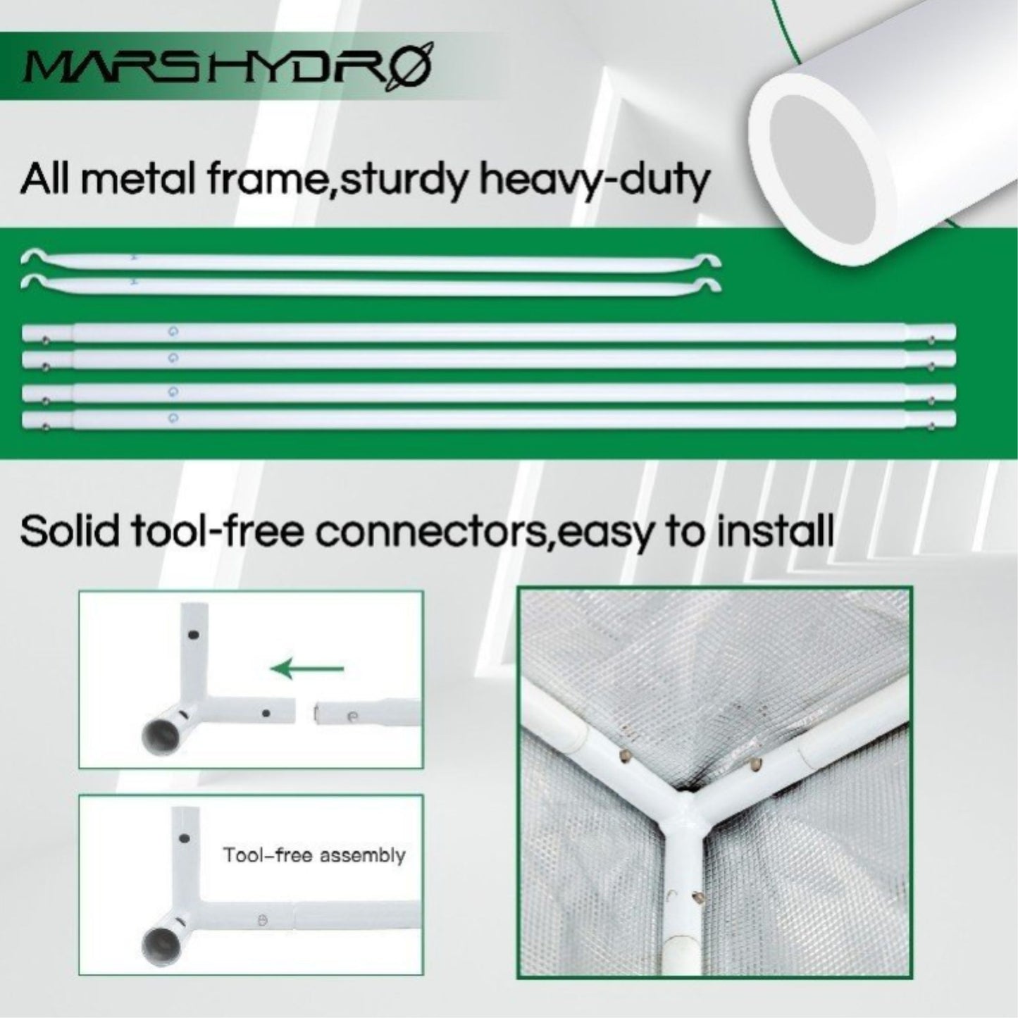 GROWING TOOLS | MASR HYDRO 2 IN 1 GROW TENT 150x120x200 CM