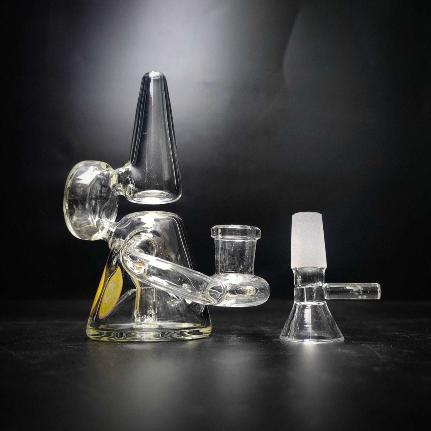 GLASS BONG | MS.FLOWERS MINI CONE CYCLER 5.7 INCH