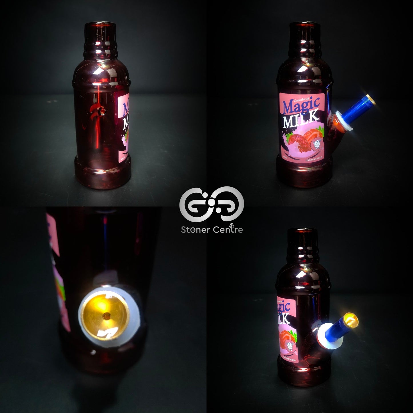 Glass Bong | MAGIC MILK GLASS SMOKING WATER PIPE 7.5 INCH