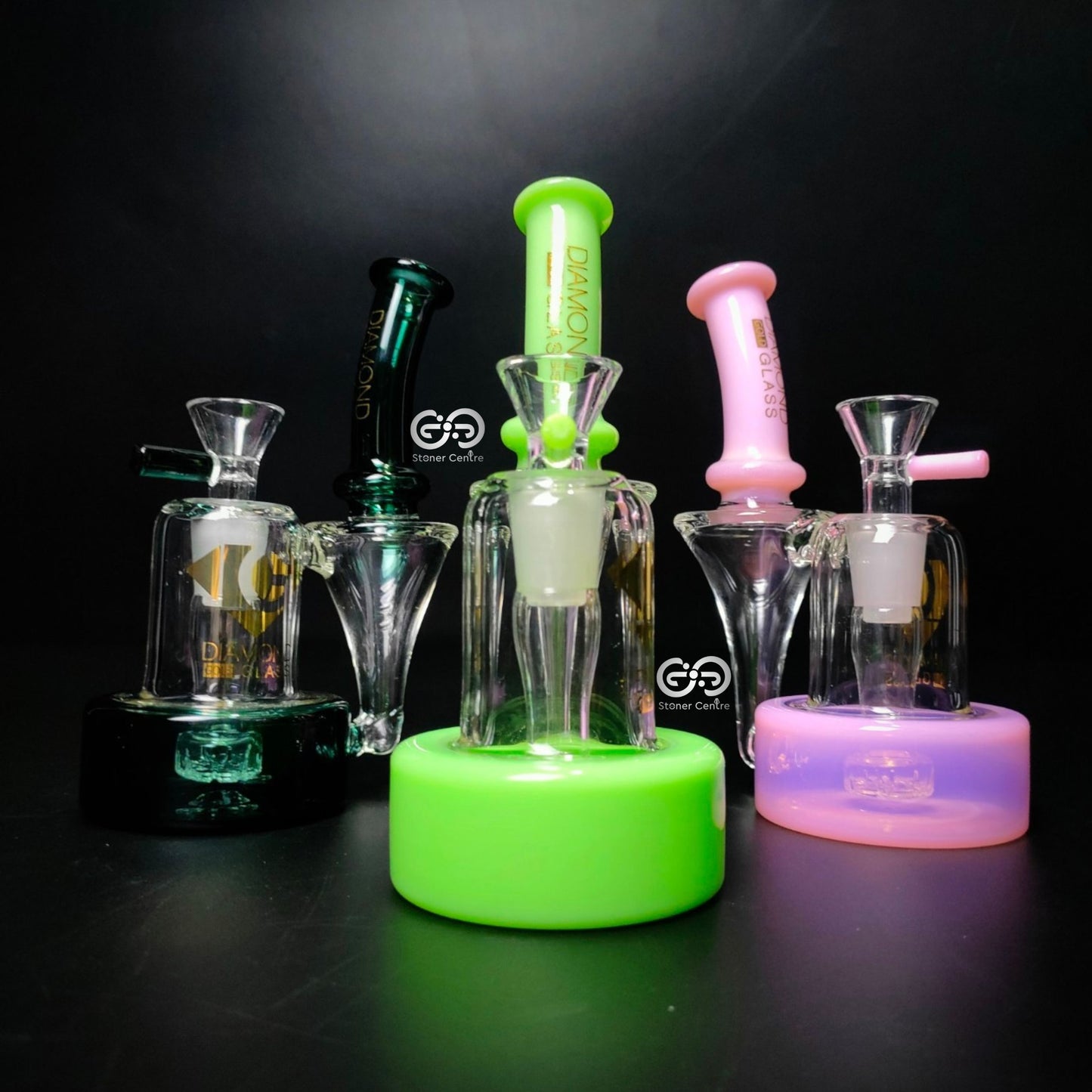 Glass Bong | DIAMOND GLASS BUBBLER BONG 6 INCH