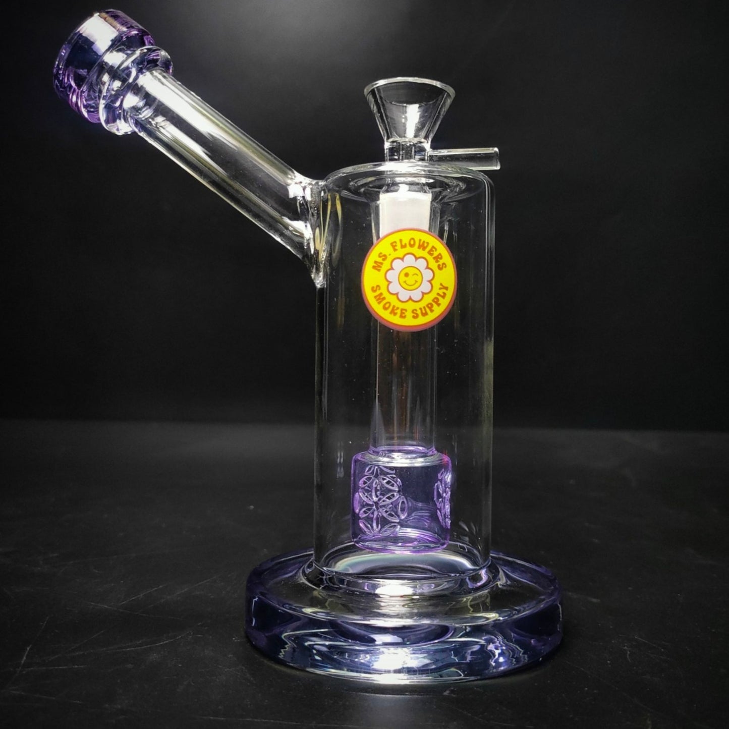 GLASS BONG | MS.FLOWERS BARREL BUBBLER 7 INCH