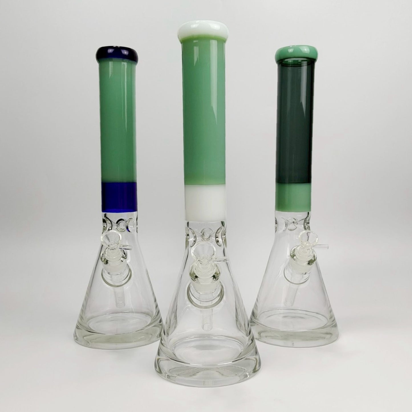 Glass Bong | NO LOGO 2-TONE BEAKER 16 INCH