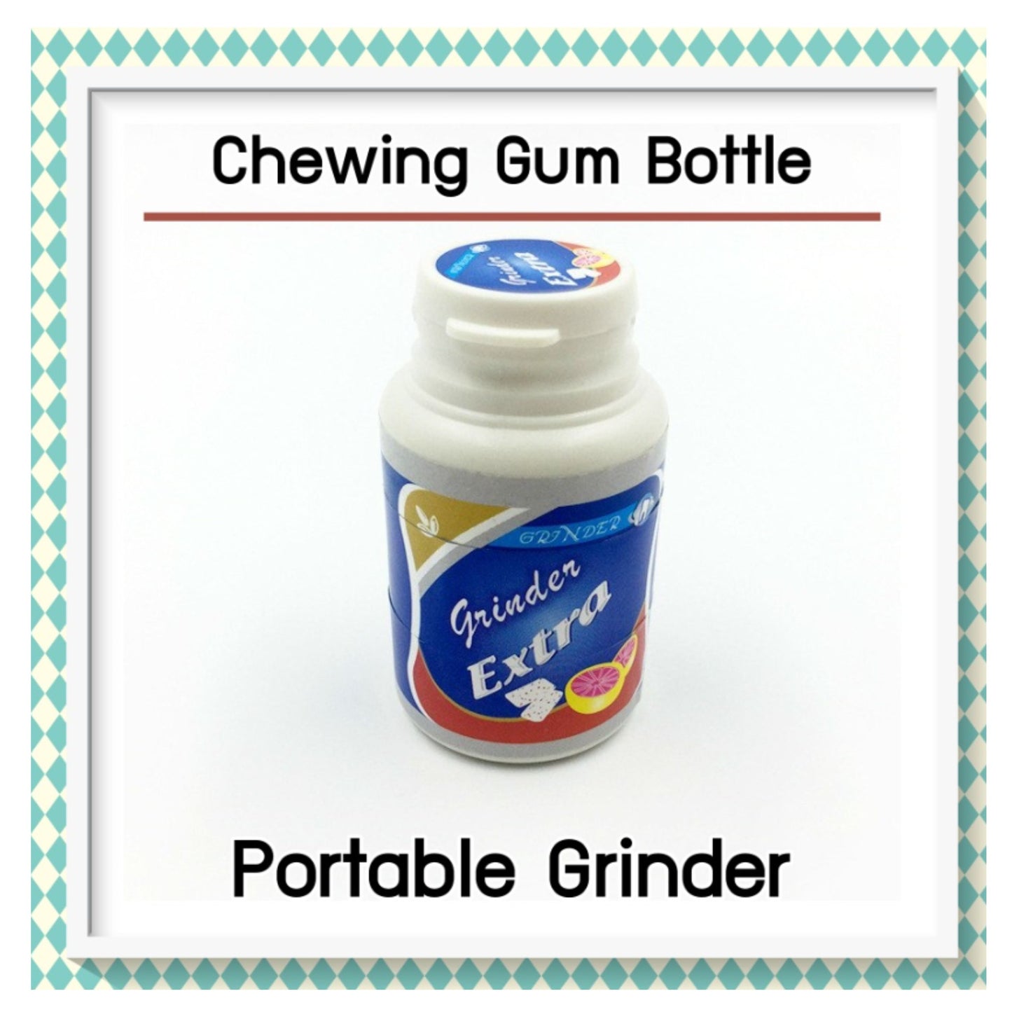 GRINDER | BUBBLE GUM JAR GRINDER 1.5 INCH