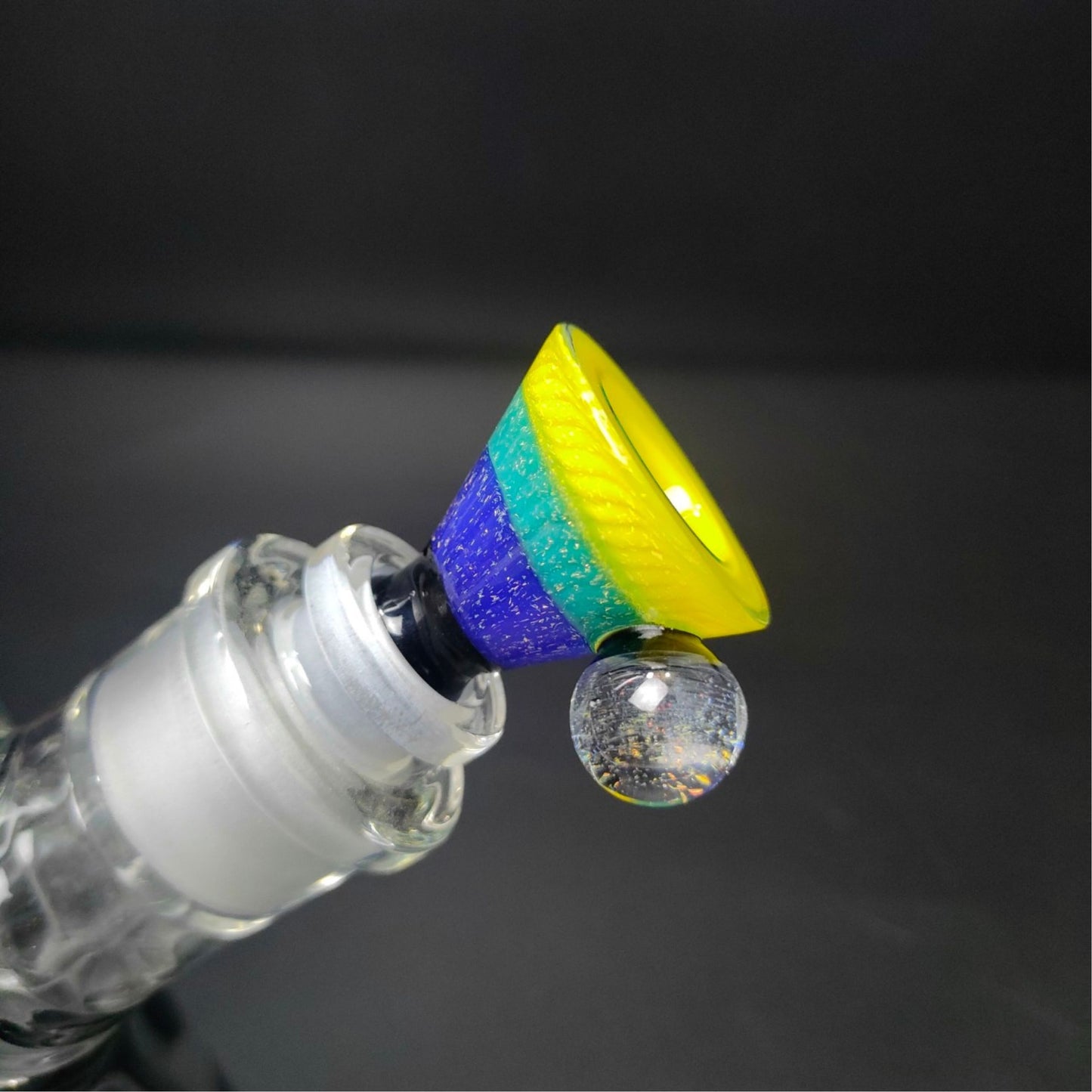 GLASS BOWL | PSYCHEDELIC FUNKY RETRO BOWL 14 MM