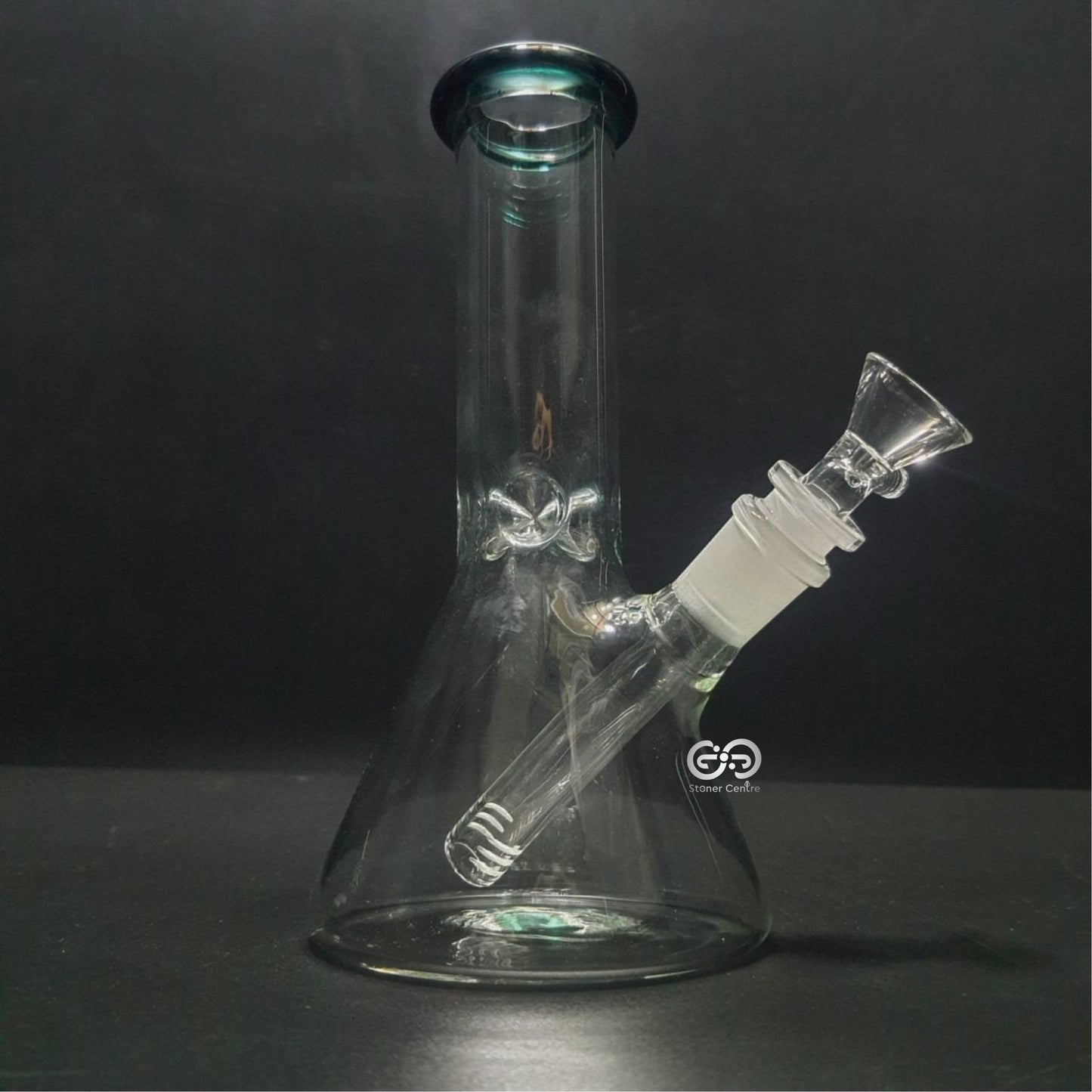 Glass Bong | WP310 COLORFUL MOUTHPIECE BEAKER MINI GLASS BONG 8 INCH
