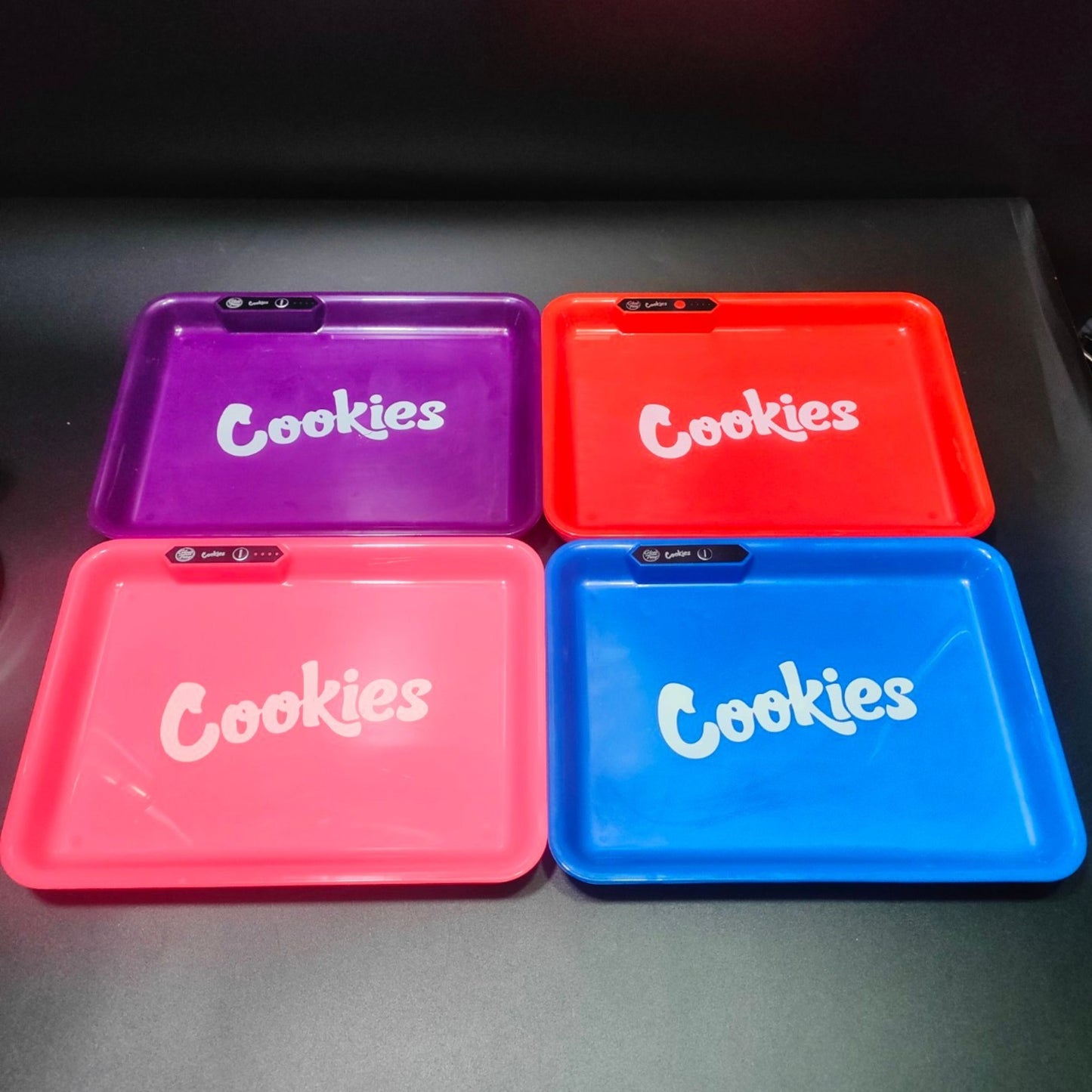 TRAY | LED ROLLING TRAY COOKIES GLOW IN THE DARK PARTY TRAY