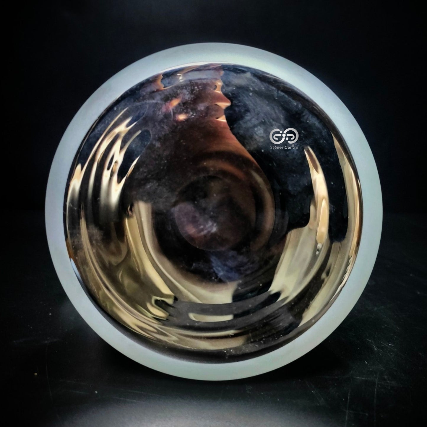 Glass Bong | DOLLAR BILL BEAKER SILVER 13.5 INCH