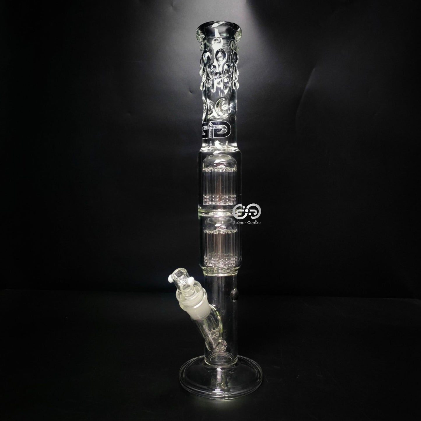 Glass Bong | GRACE CLEAR STRAIGHT WITH DOUBLE 11-ARM PERCOLATOR 20 INCH