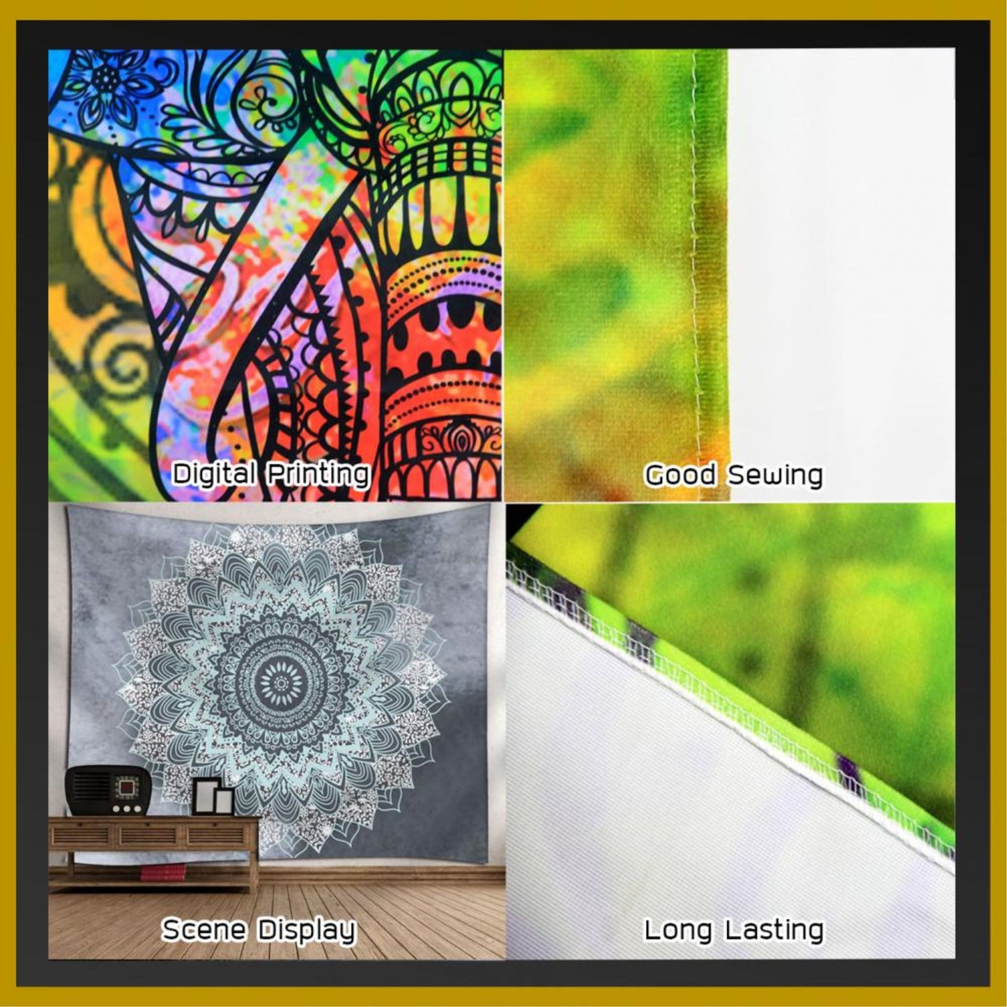 VELVET ROOM DECOR BACKDROP SIZE 150 X 200 CM