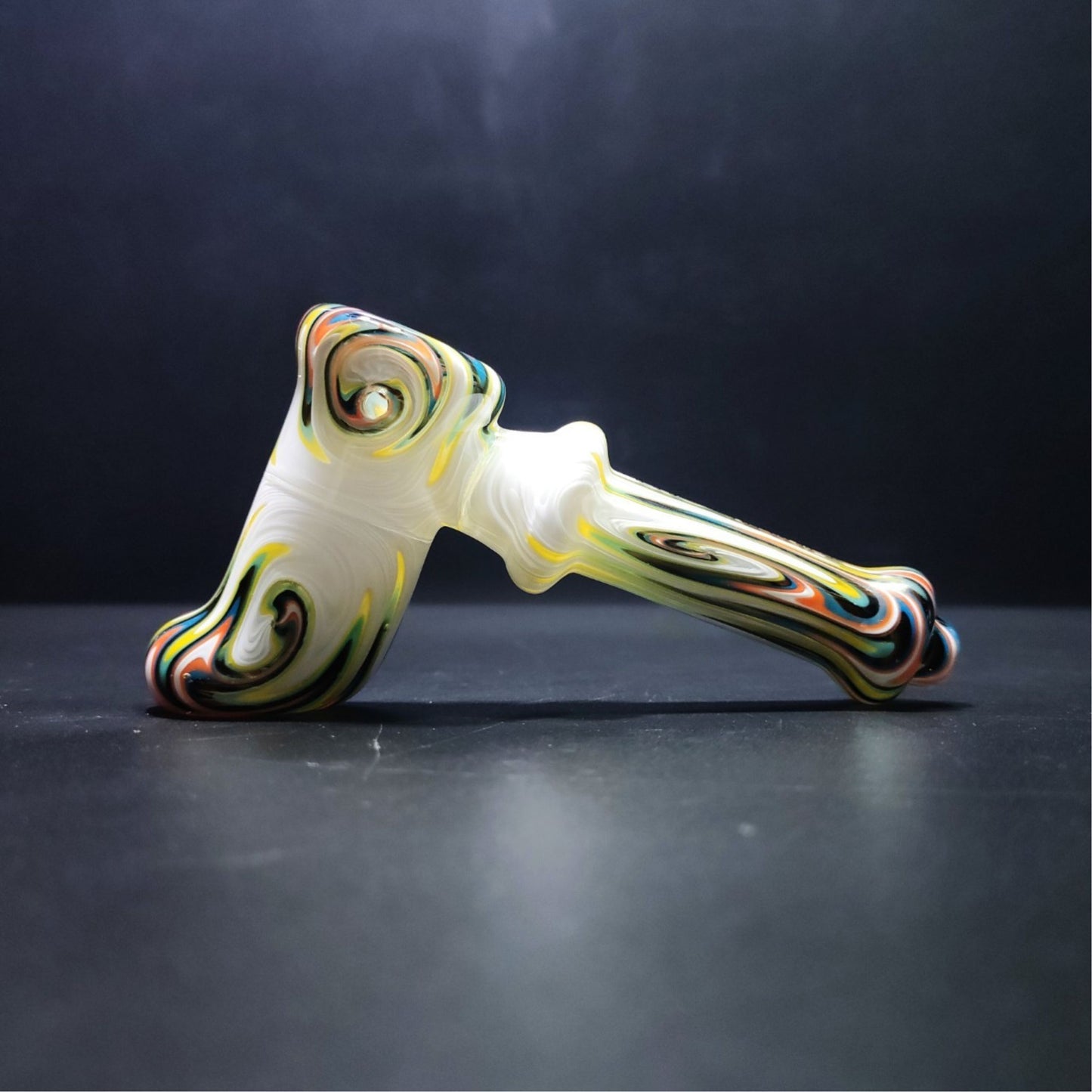 Glass Bong | Dazed Haze Bubbler 5.2" Length with America North Star Glass Rod