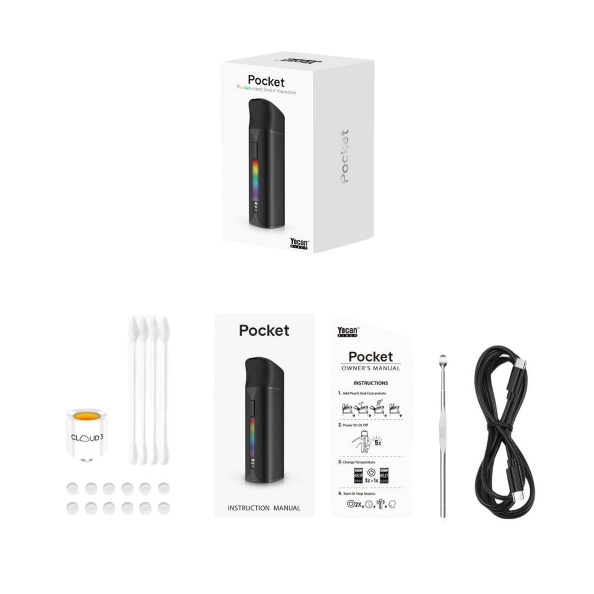 YOCAN | POCKET CONCENTRATE VAPORIZER / WAX CONCENTRATE