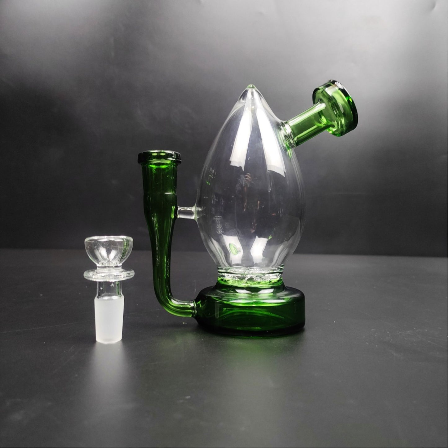 Glass Bong | PHOENIX DROPLET OIL RIG 6 INCH WITH TURBINE PERCOLATOR