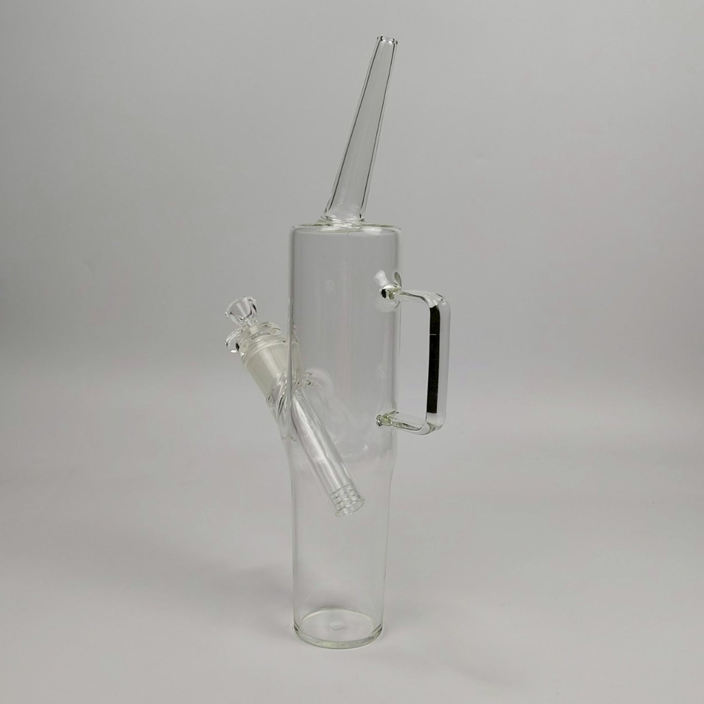 Glass Bong | TUBBLER BONG - IN - CAR WITH PEAK STRAW FITS IN CAR TUMBLER SOCKET 5 MM THICKNESS 14.5 INCH