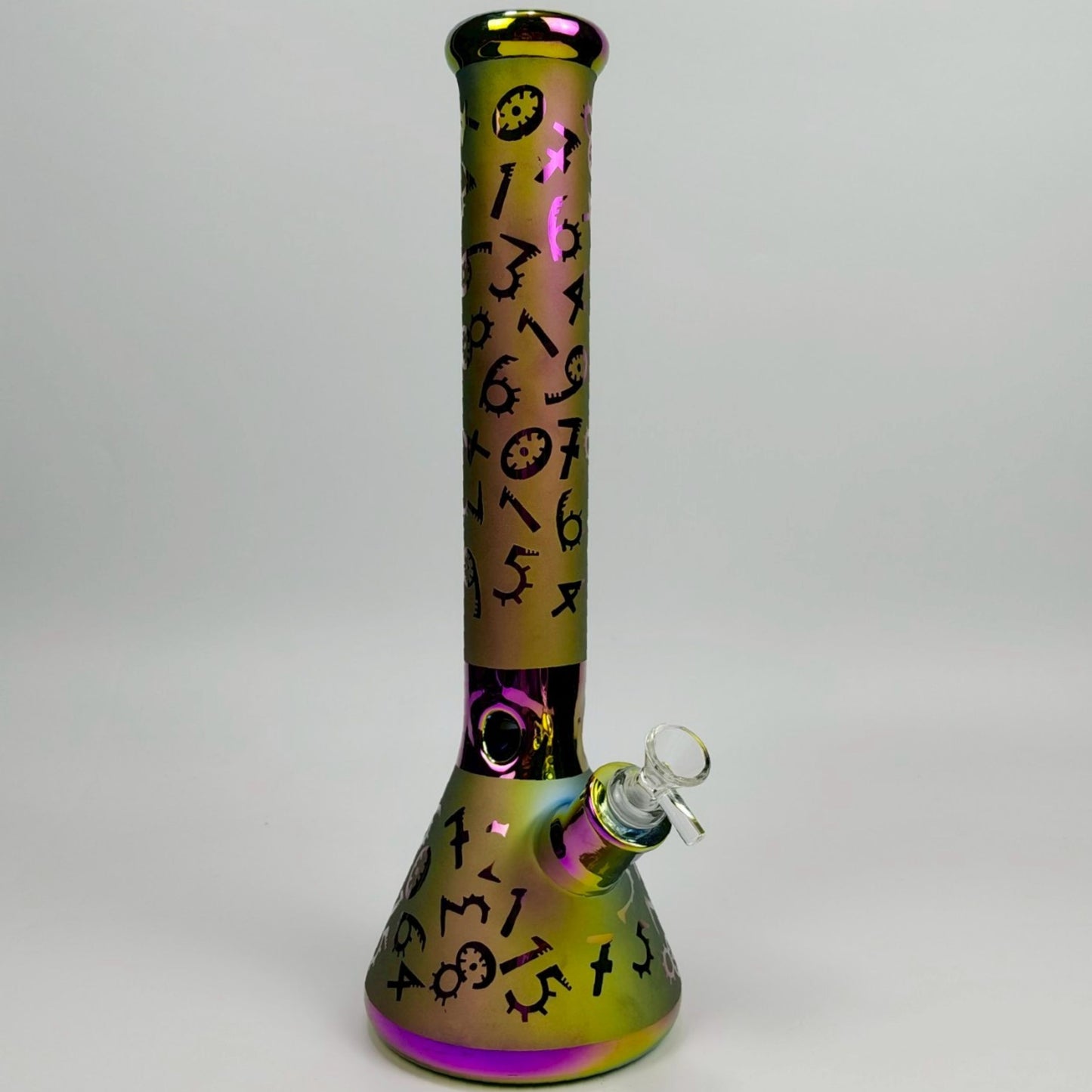 Glass Bong |  LUCKY NUMBER BEAKER BONG 16 INCH