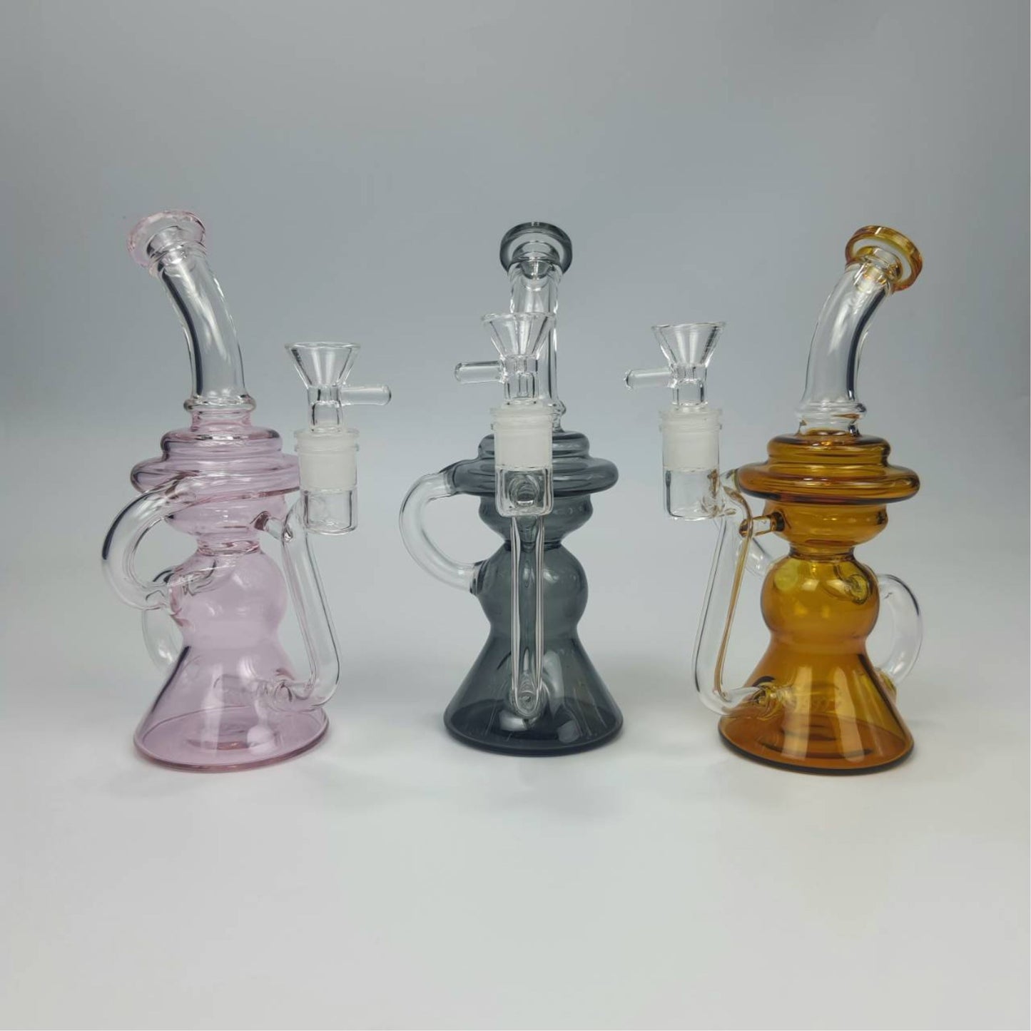 GLASS BONG | THE MAGICIAN RECYCLER RIG 8 INCH WITH INLINE PERC