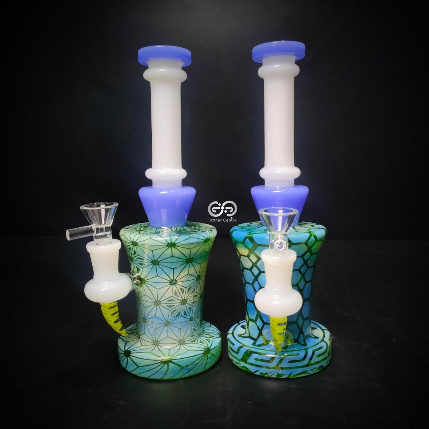 Glass Bong | HORN VASE STR MARBLE 8.5 INCH